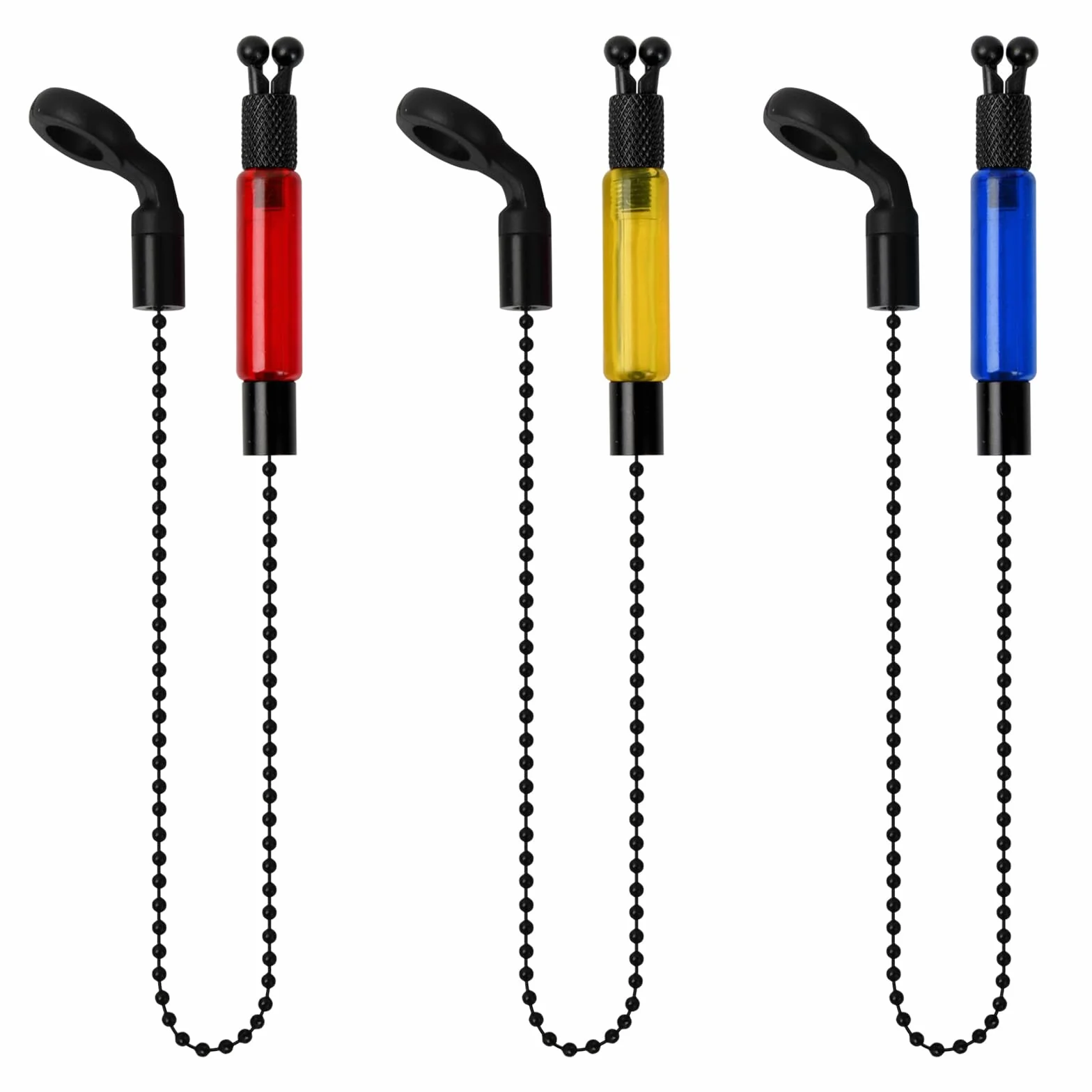 Détecteurs de Touche - 3 Indicateurs de Touche Swinger pour la Pêche à la Carpe - Indicateurs de Touche ND Bien Visibles - Accessoire de Pêche de Nuit