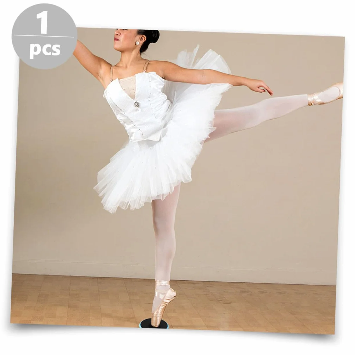 Sosoport Planche Tournante Ballet Bleu Nylon Réduit la Friction Équilibre Yoga