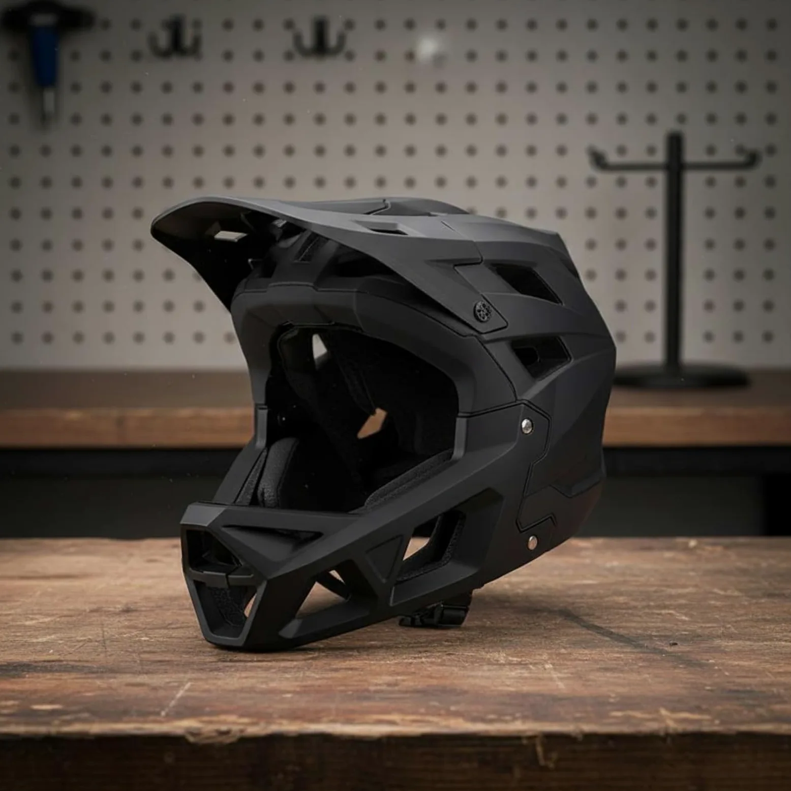 Milageto Casque Intégral Aération | Casque Scente Descente à Absorption d'Impact en PC et EPS Léger, Protection Complète avec Coque Mentonnière pour Adultes