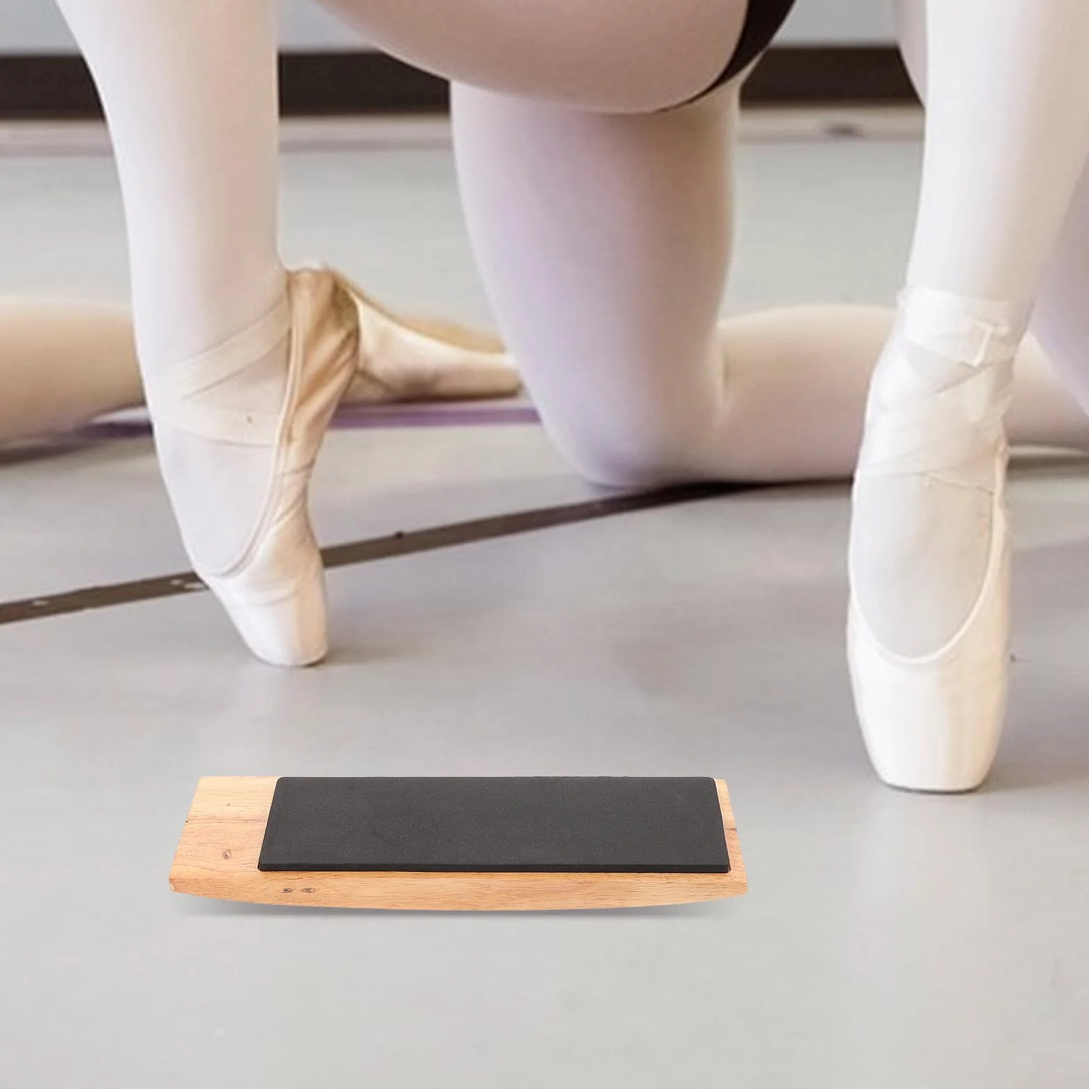 Planche à Pirouettes en Bois Réglable pour Ballet et Patinage Artistique, Disque Tournant d'Équilibre