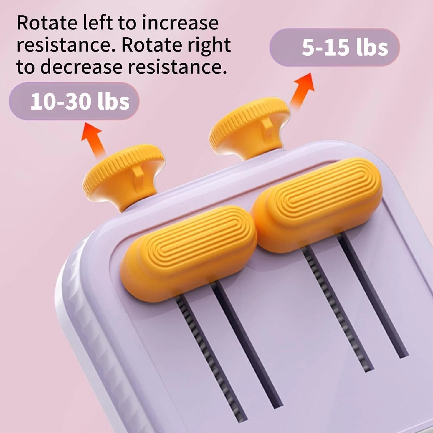 Appareil de Musculation de la Voûte Plantaire, Outil d'Exercice pour Pieds à Double Ressort et Résistance Ajustable