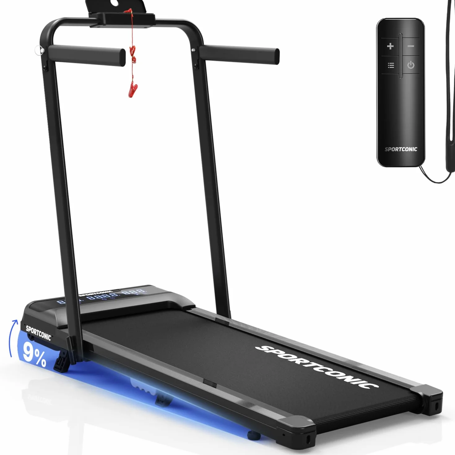 Tapis de Course Pliable Silencieux avec Télécommande – Walking Pad Compact pour Maison & Bureau