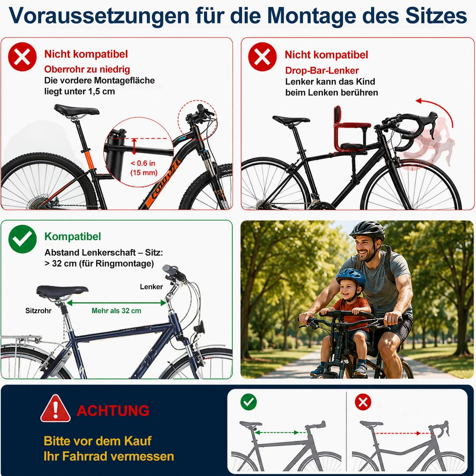 Siège avant de vélo pour enfant avec poignée de rampe, siège de vélo pour enfant et pédales rétractables, selle amovible pour adultes, VTT, vélos pliants, vélos de ville