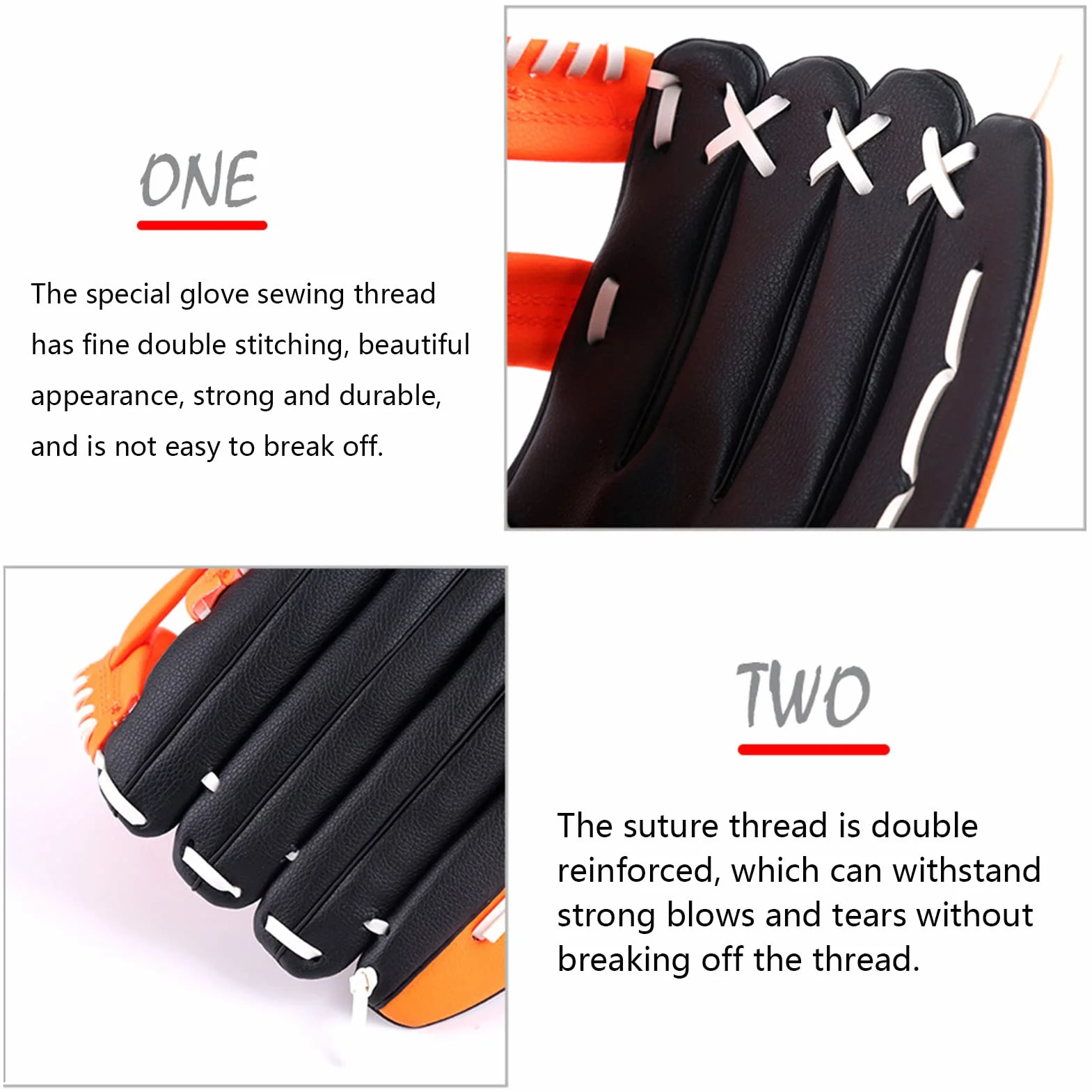 Gants de baseball pour enfants et adultes - Série de gants de terrain