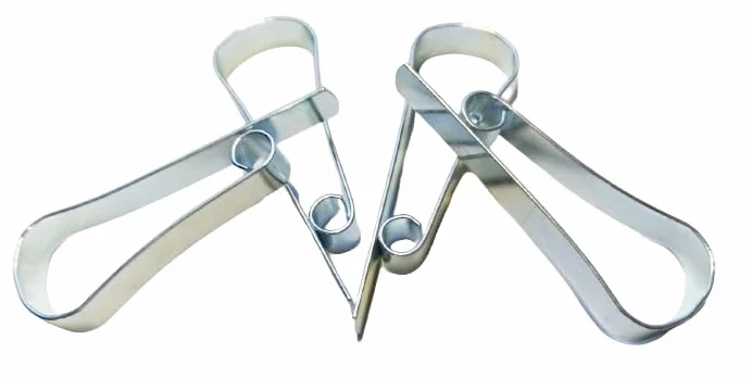Lot de 4 pinces à pantalon en métal haus & garten