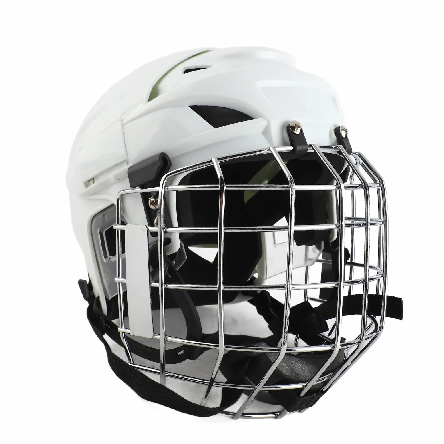 Zunate Casque de Hockey sur Glace pour Jeunes, Combo avec Cage Faciale, Coque de Protection de qualité Supérieure pour Roller Hockey, ABS EVA en Alliage D'aluminium pour Adolescents (M)