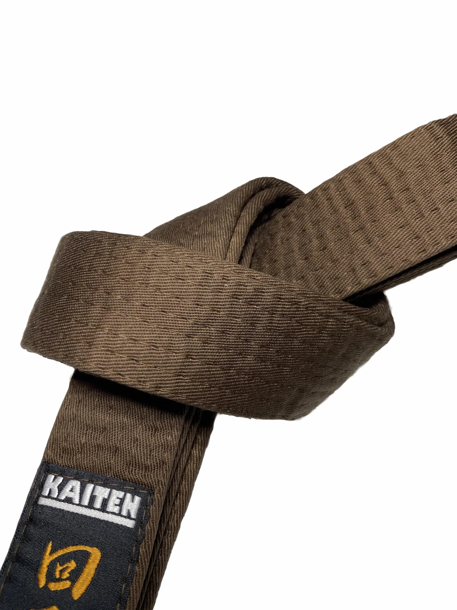KAITEN Ceinture de karaté marron coton 4 cm 230-350 cm sangle