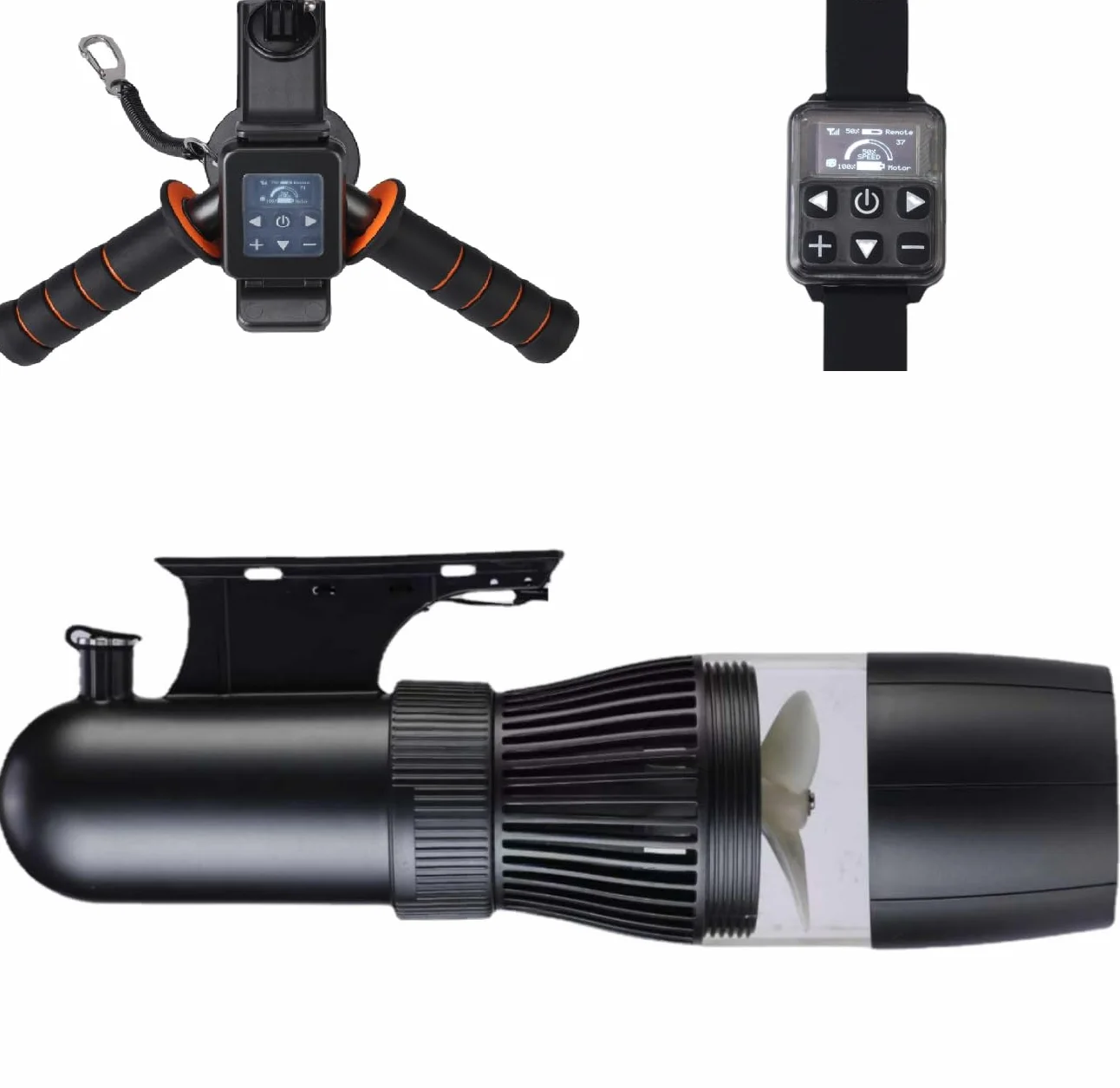 Trottinette sous-marine électrique 500 W 40 m plongée libre batterie amovible