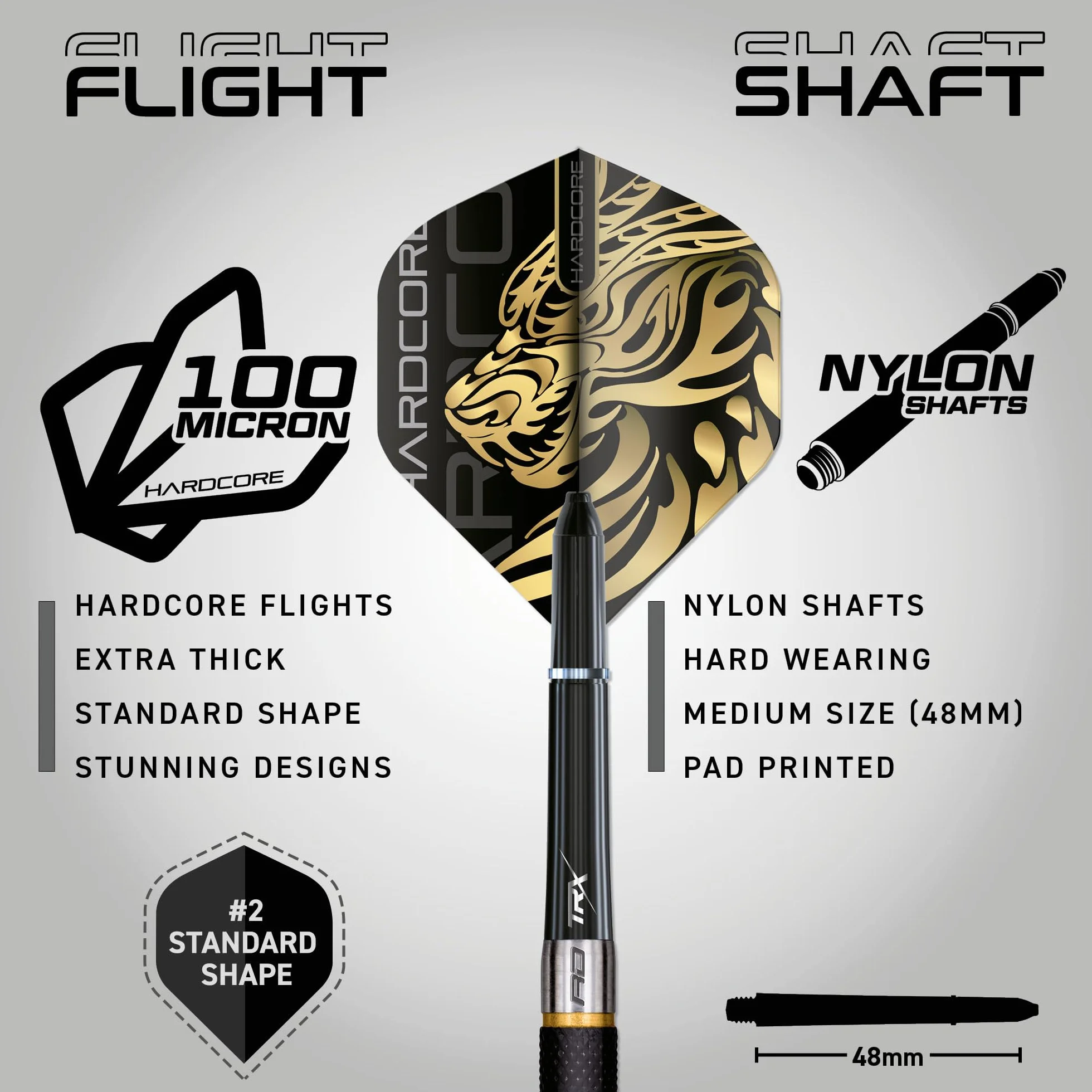 RED DRAGON Golden Eyes Professional Dart Set 85% Tungsten 22-32 g