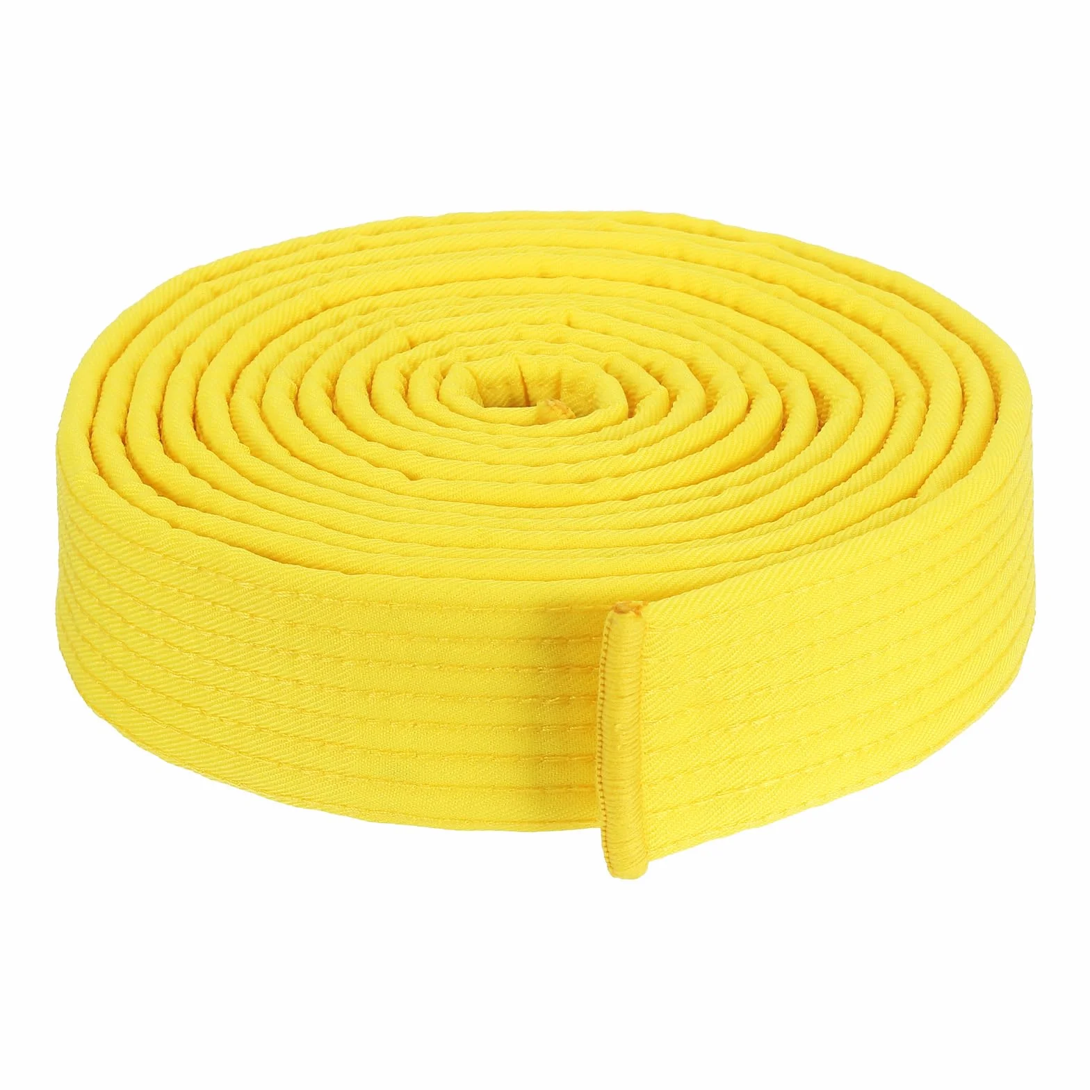 PATIKIL Ceinture de Classement Colorée Taekwondo 1.6" x11.2Ft 3.4M, Ceinture de Coton pour Arts Martiaux, Judo, Karaté, Jaune