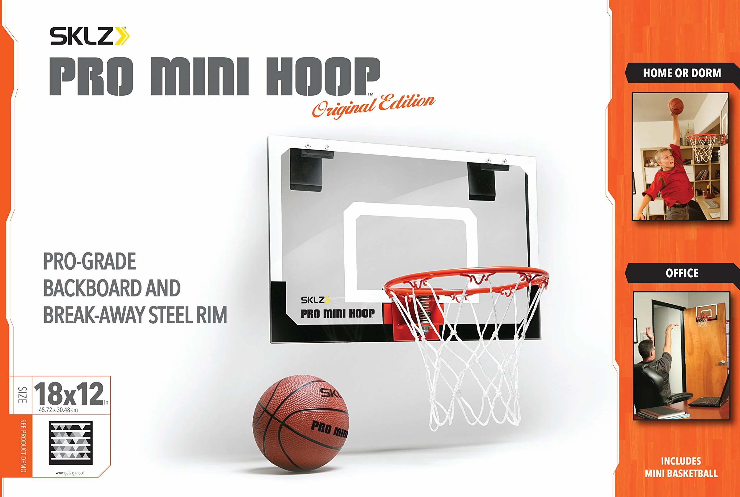 SKLZ Pro Mini Hoop - Koszykówka z Panneau Antichoc