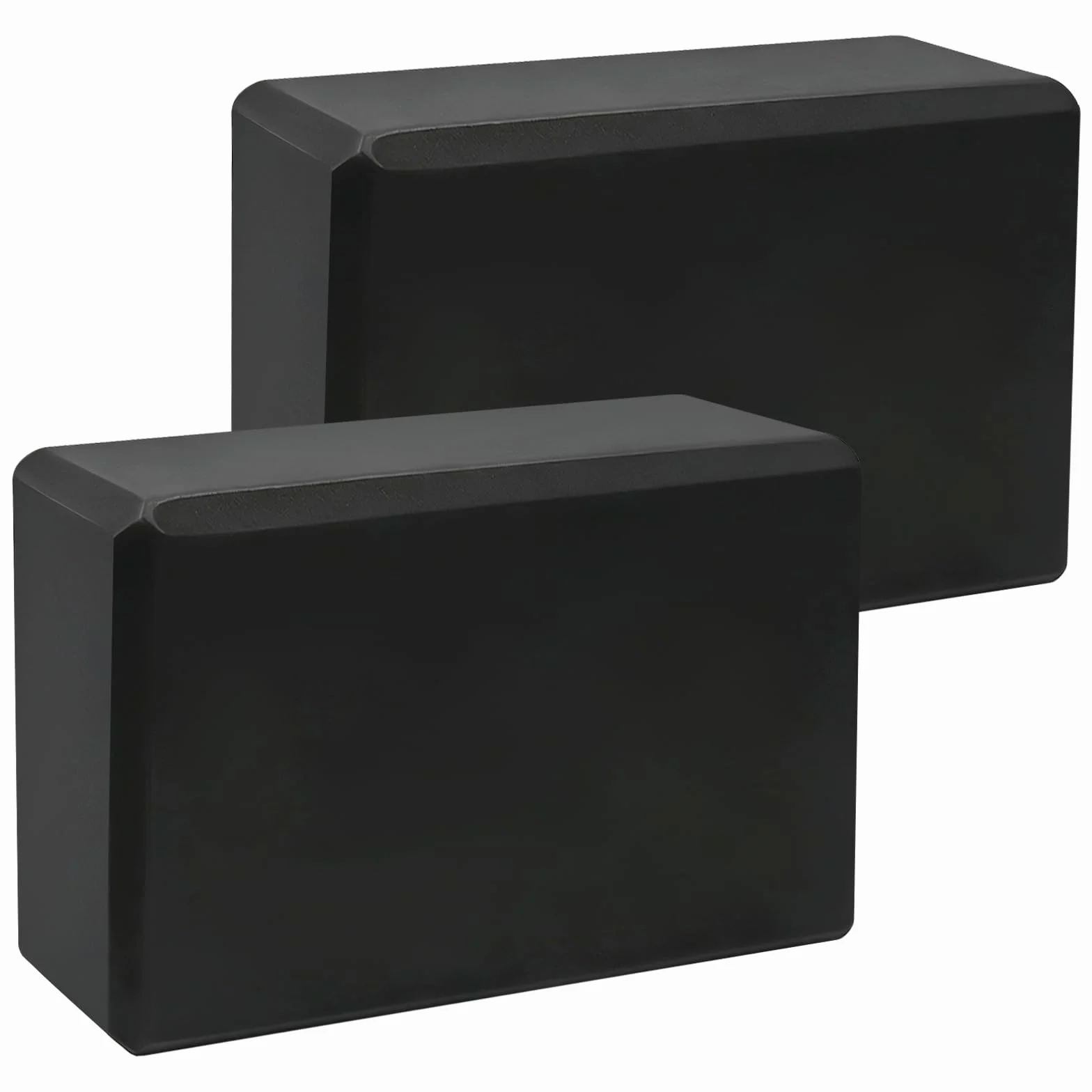 Blocs de yoga en mousse EVA haute densité antidérapants légers Lot de 2 pour Pilates, méditation et étirements