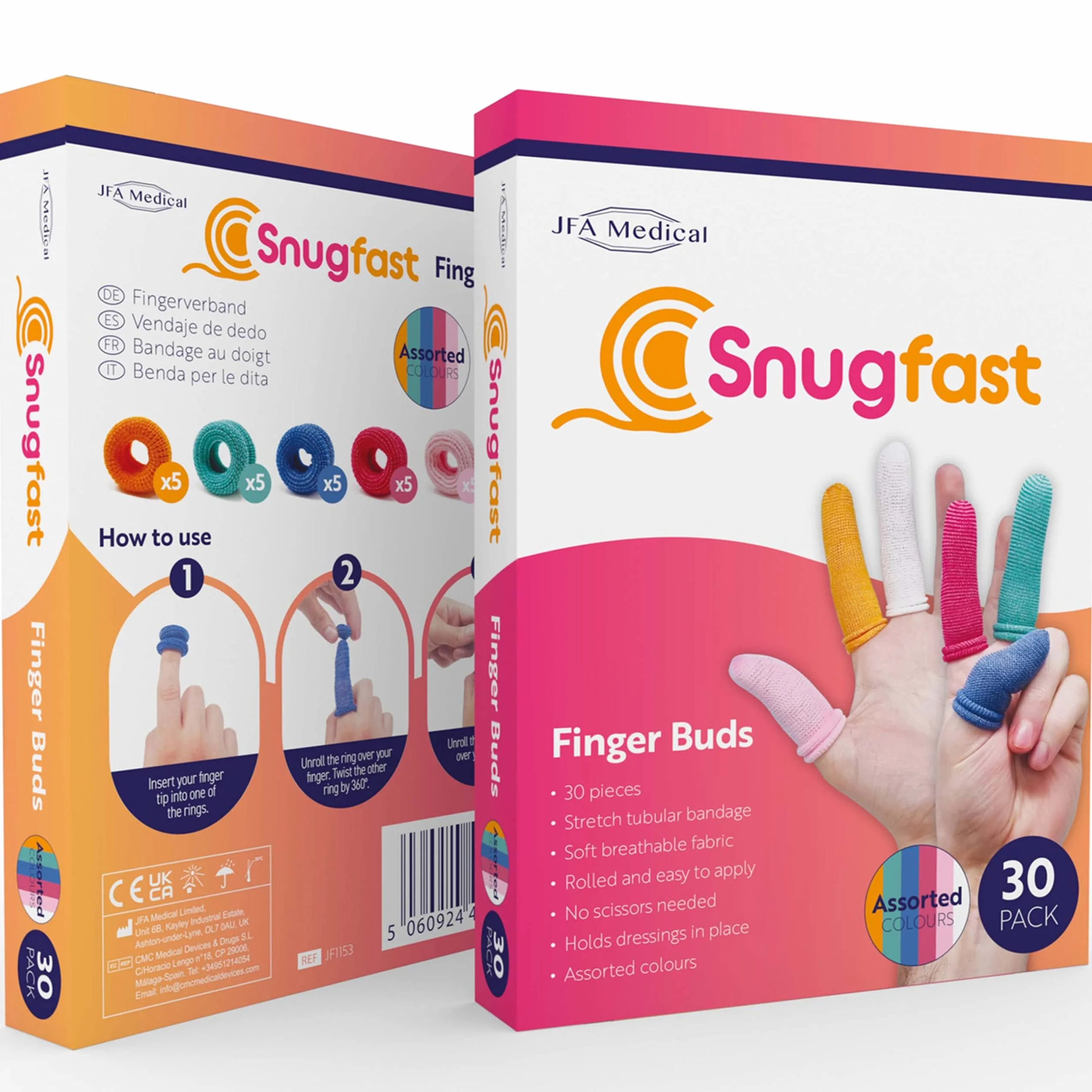 Protège-doigts lot de 30 pièces différentes couleurs