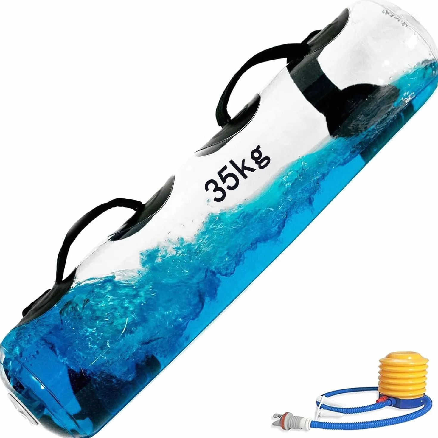Aqua Bag Poids à eau 35 kg Sac de sable alternatif réglable pour squat Entraînement de force