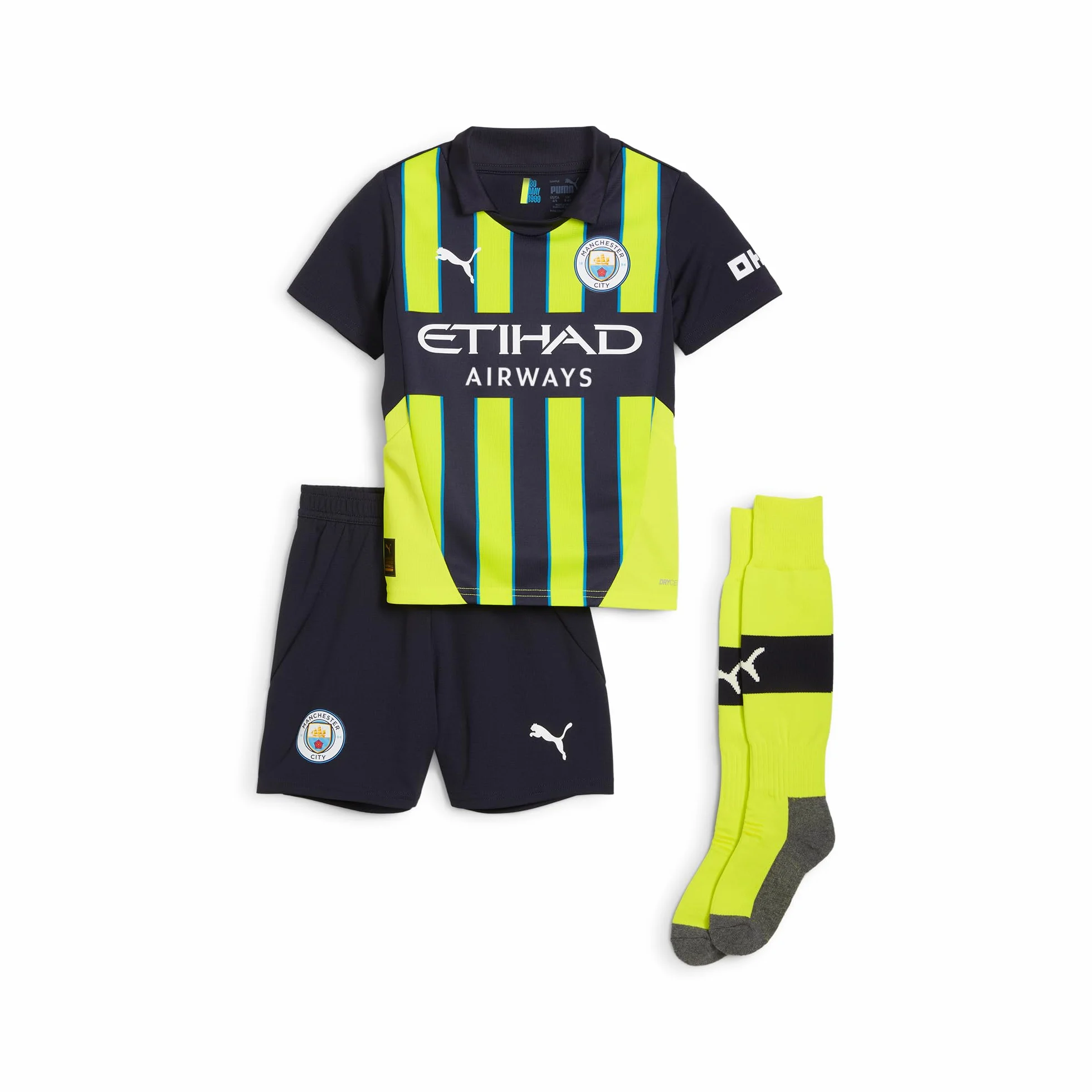 PUMA Manchester City Maillot Extérieur Mini-Tenue 2024/25 Saison Nouvelle marine
