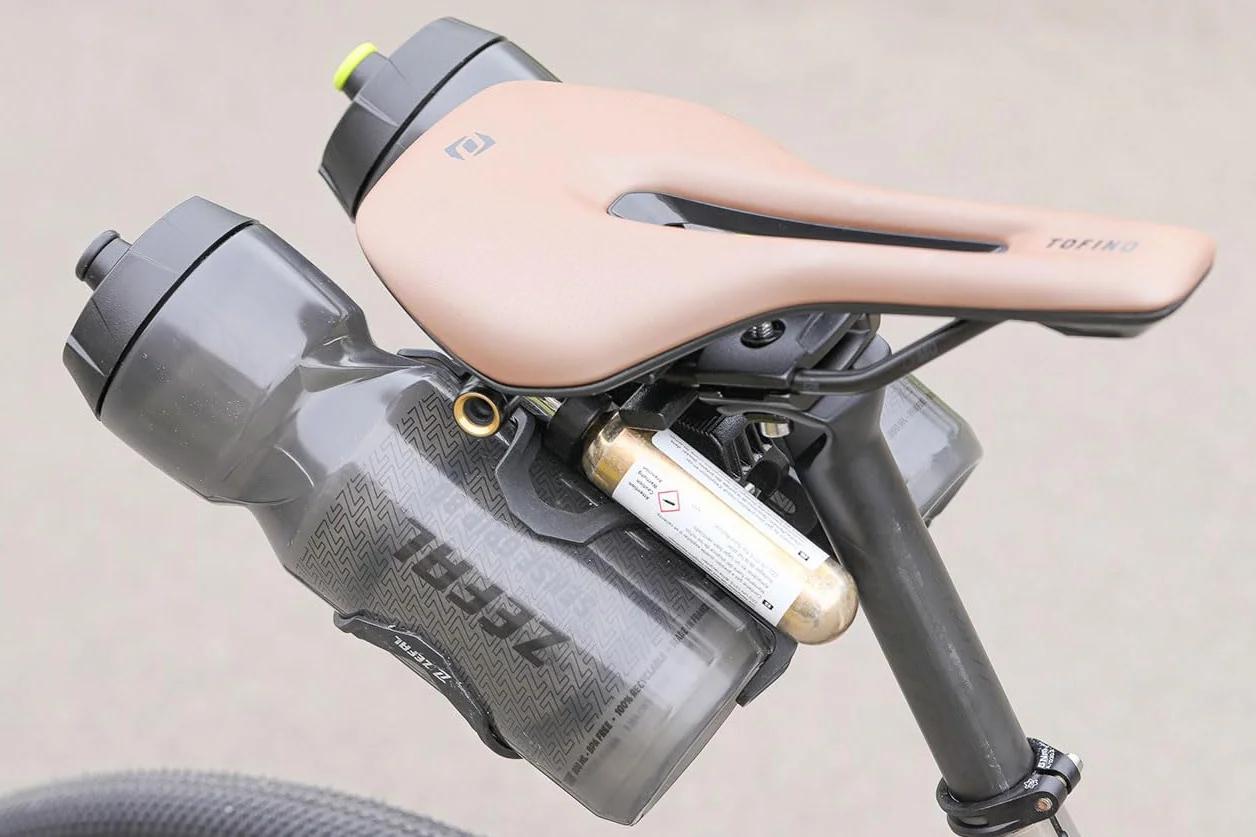 Zéfal Tri Bottle Cage Set Double Porte-Bidon de Selle Vélo Triathlon Noir Taille Unique