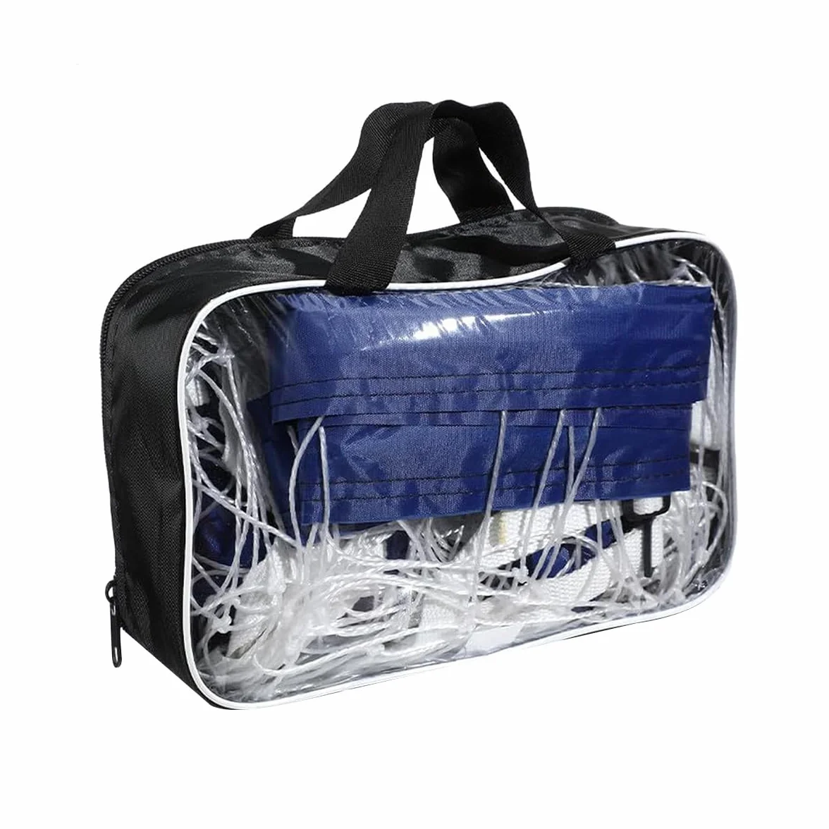 Filet de Volleyball de Piscine réglable 15 x 3 Pieds avec Sac Portable pour Jeux d'eau Extérieur
