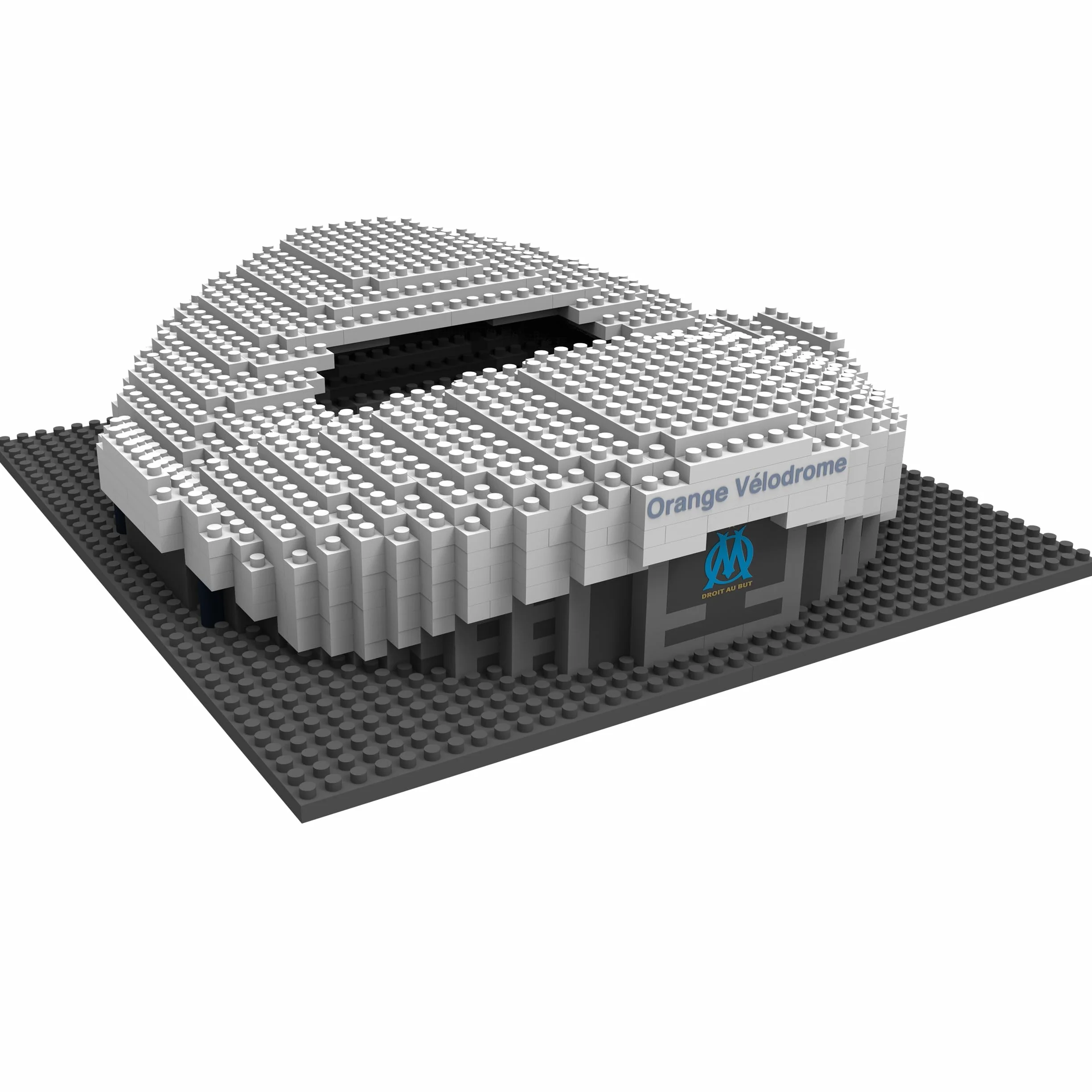 FOCO Orange Vélodrome BRXLZ Mini Stade 3D Briques Jouet de Construction Modèle