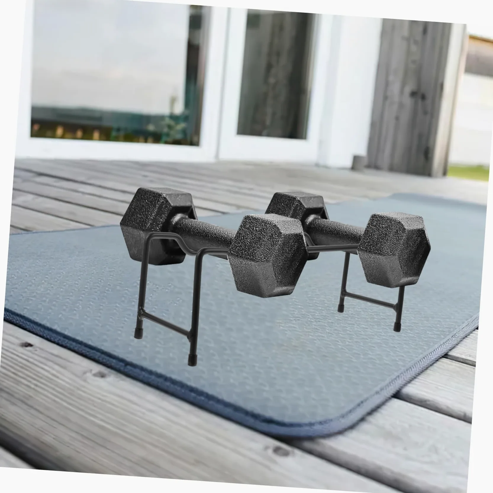 INOOMP 3pièces Support De Rangement Pour Haltères Intérieur Étagère De Stockage Pratique Pour Haltères à Support Compact Et Stable Pour Poids Accessoire De Fitness