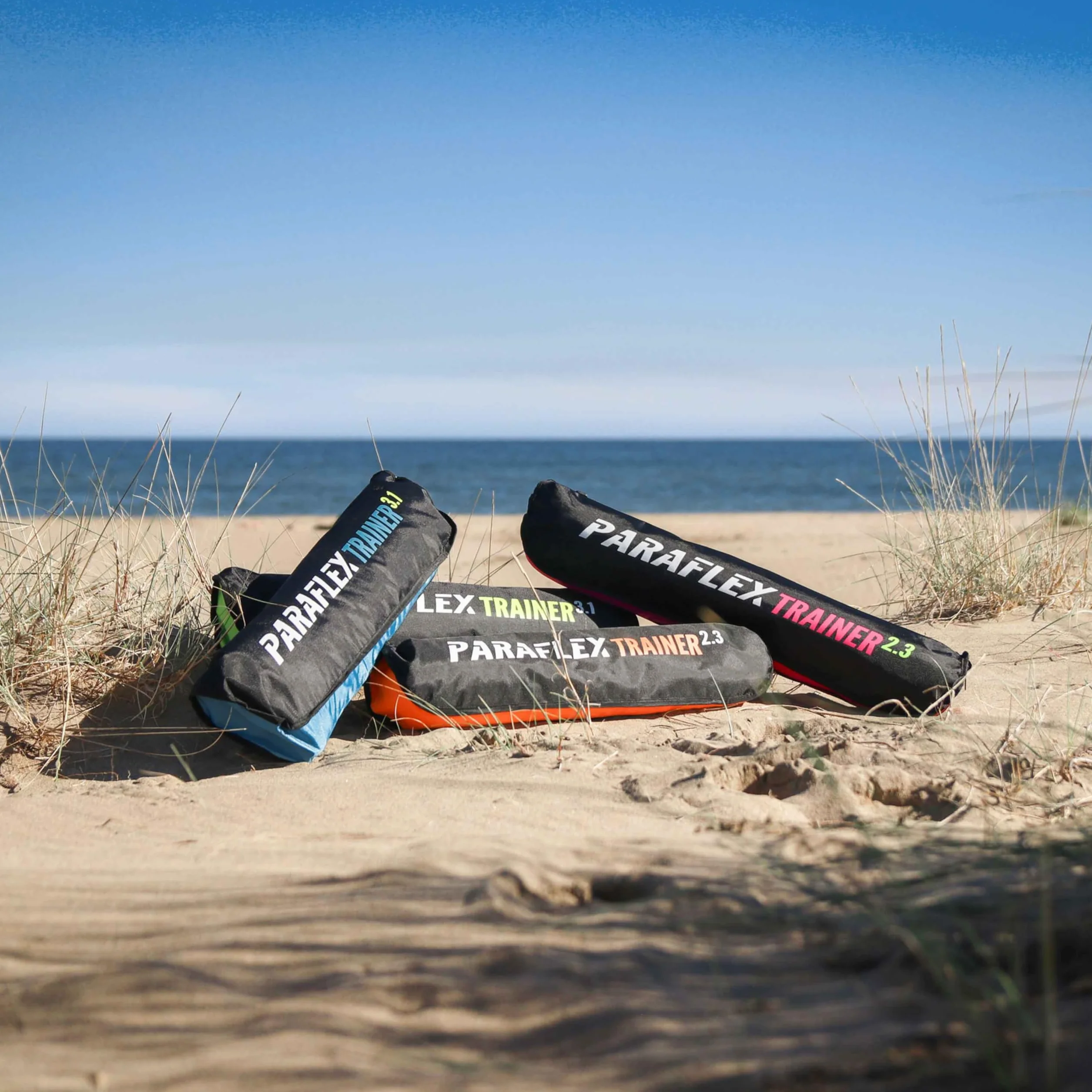 Wolkenstürmer Paraflex Trainer 2.3 Aile de Kitesurf Noir/Orange 3 Lignes cerf-Volant Mountain Board