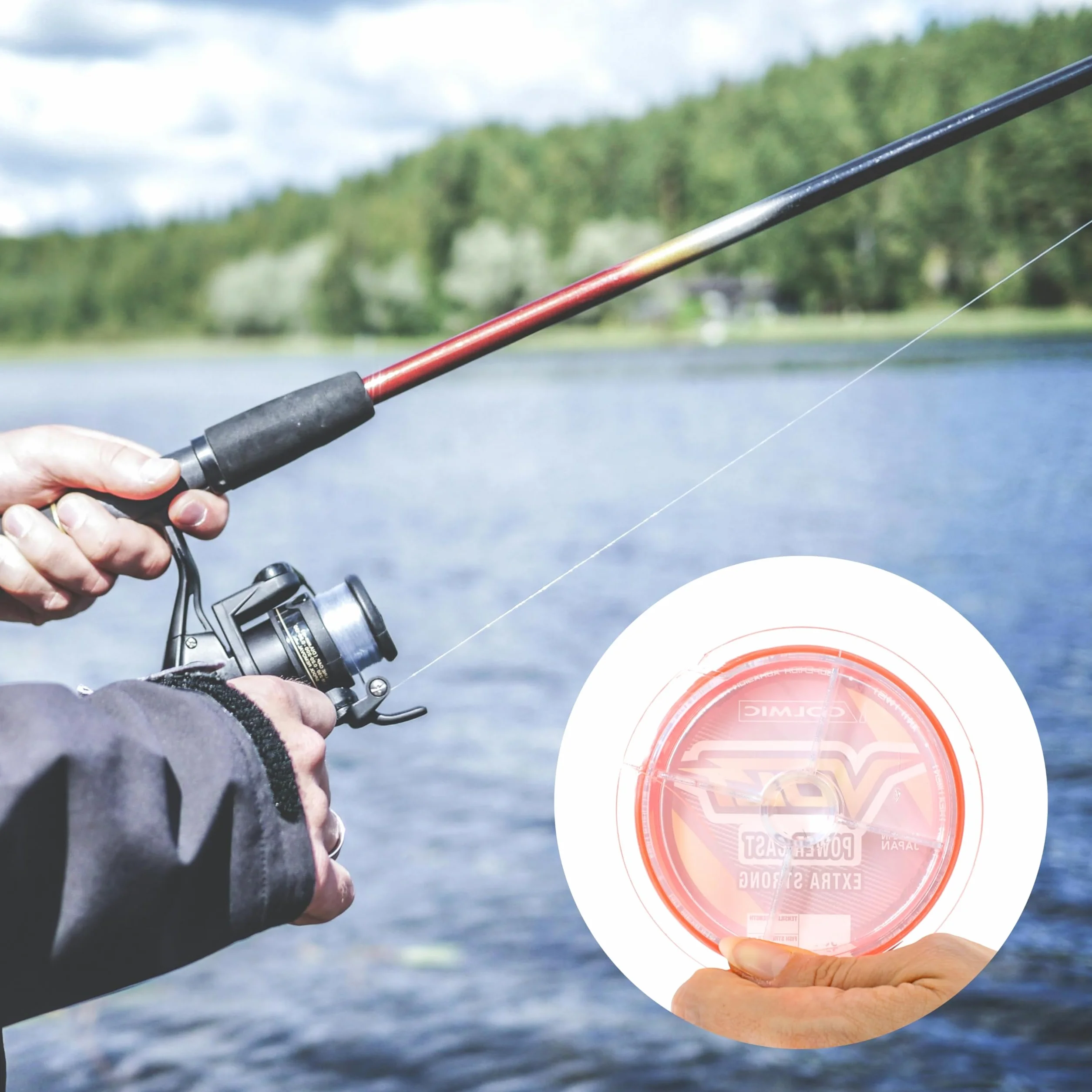 Colmic Volt Power Cast monofilament line surfcasting pêche en mer 300m 1000m