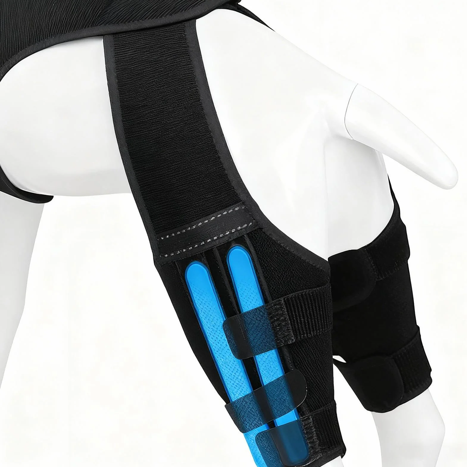 Attelle De Patte Arrière Pour Chien Ajustable Avec Stabilisateurs En Métal