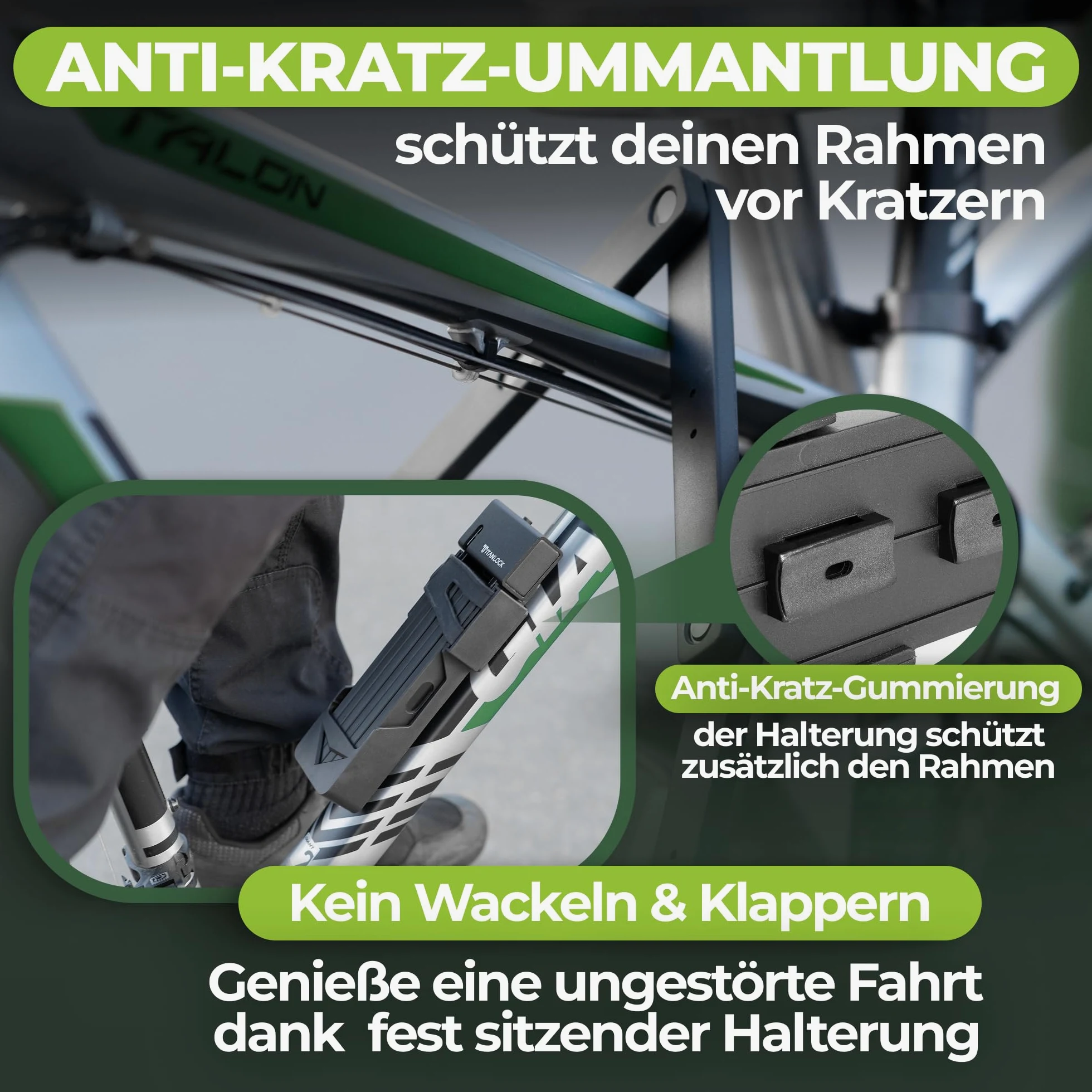 Antivol pliable pour vélo, certifié ART, antivol