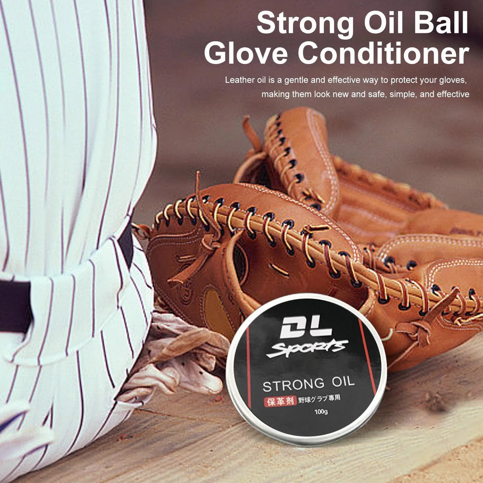 Revitalisant pour gants en cuir - Shampoing et entretien pour baseball et softball