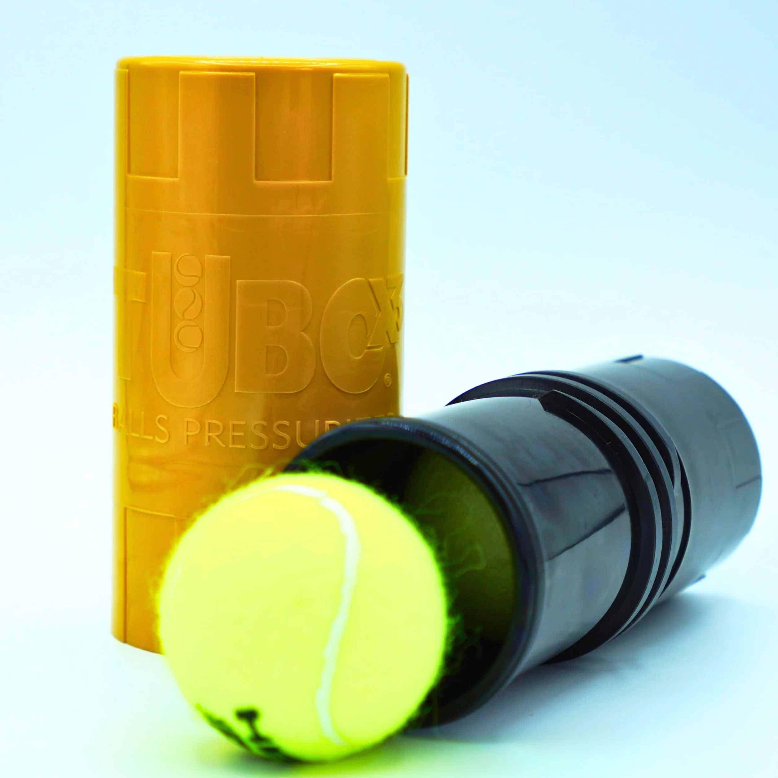 TUBOPLUS X3 Pressurisateur de Balles de Padel et Tennis | Boîte Hermétique | Capacité 3 Balles