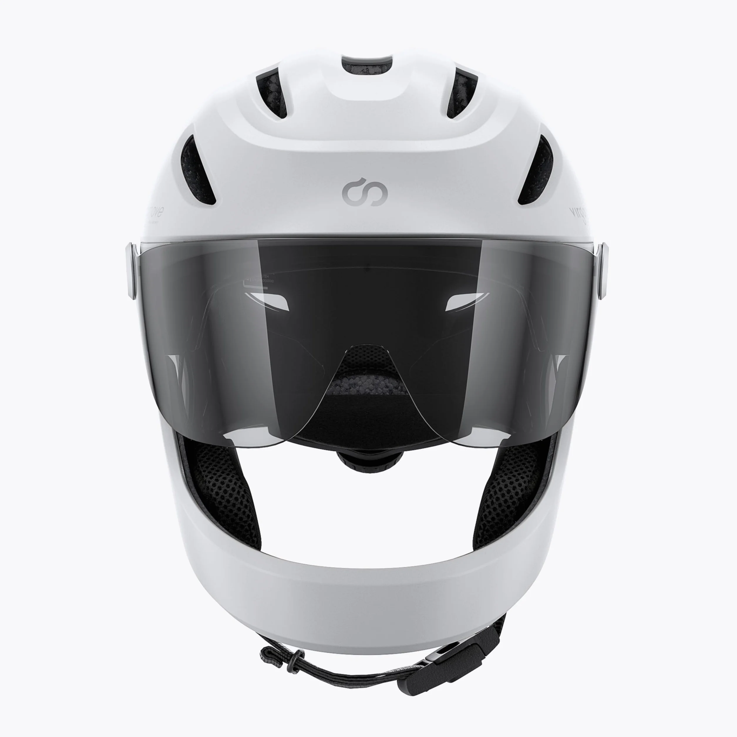 Casque Vélo Intégral Virgo Integral Certifié NTA 8776 45 km/h avec Visière LED Arrière pour Speedbike VAE