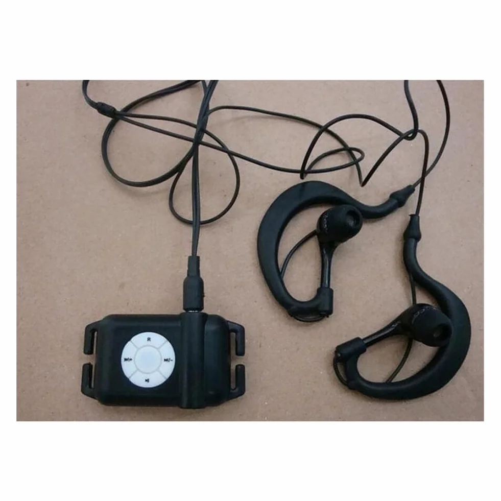 Lecteur MP3 Étanche 8 Go Noir pour Natation Sports Nautiques avec Écouteurs