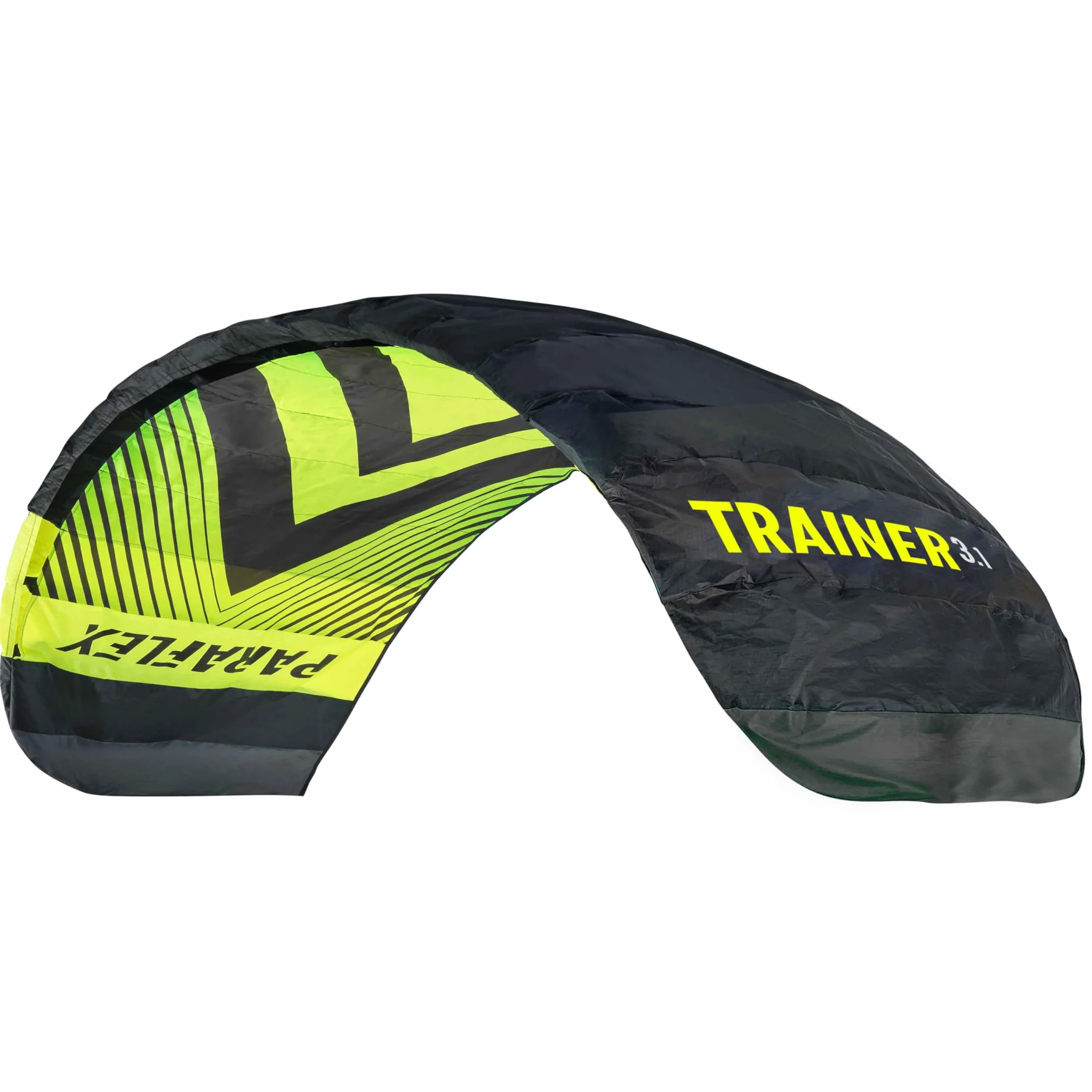 Wolkenstürmer Paraflex Trainer 3.1 Jaune Fluo Aile de Kitesurf 3 Lignes Cerf-Volant