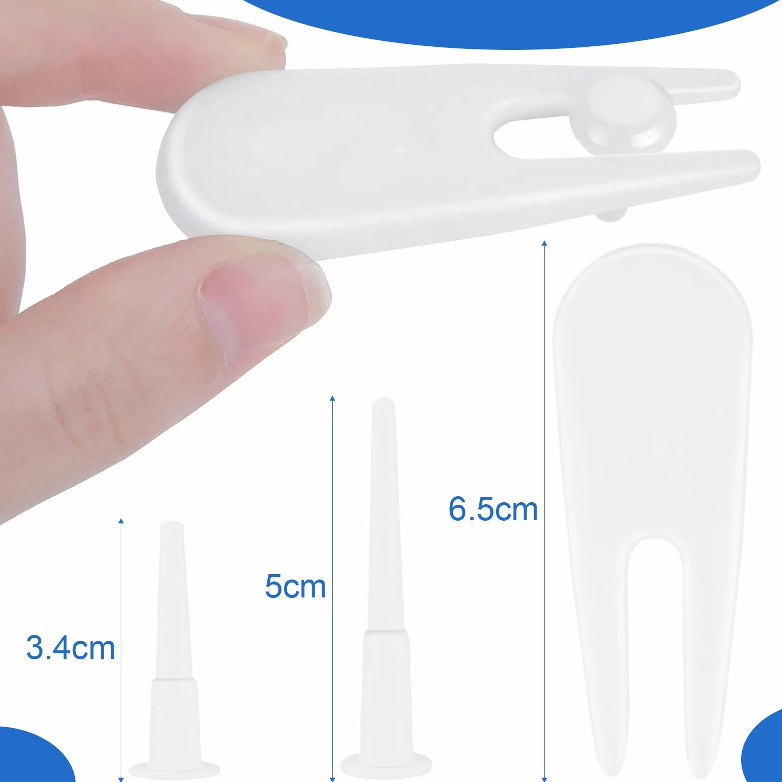 Kit de Remplacement de Bouchon d'air Yoga 8 Pièces avec Outil Amovible