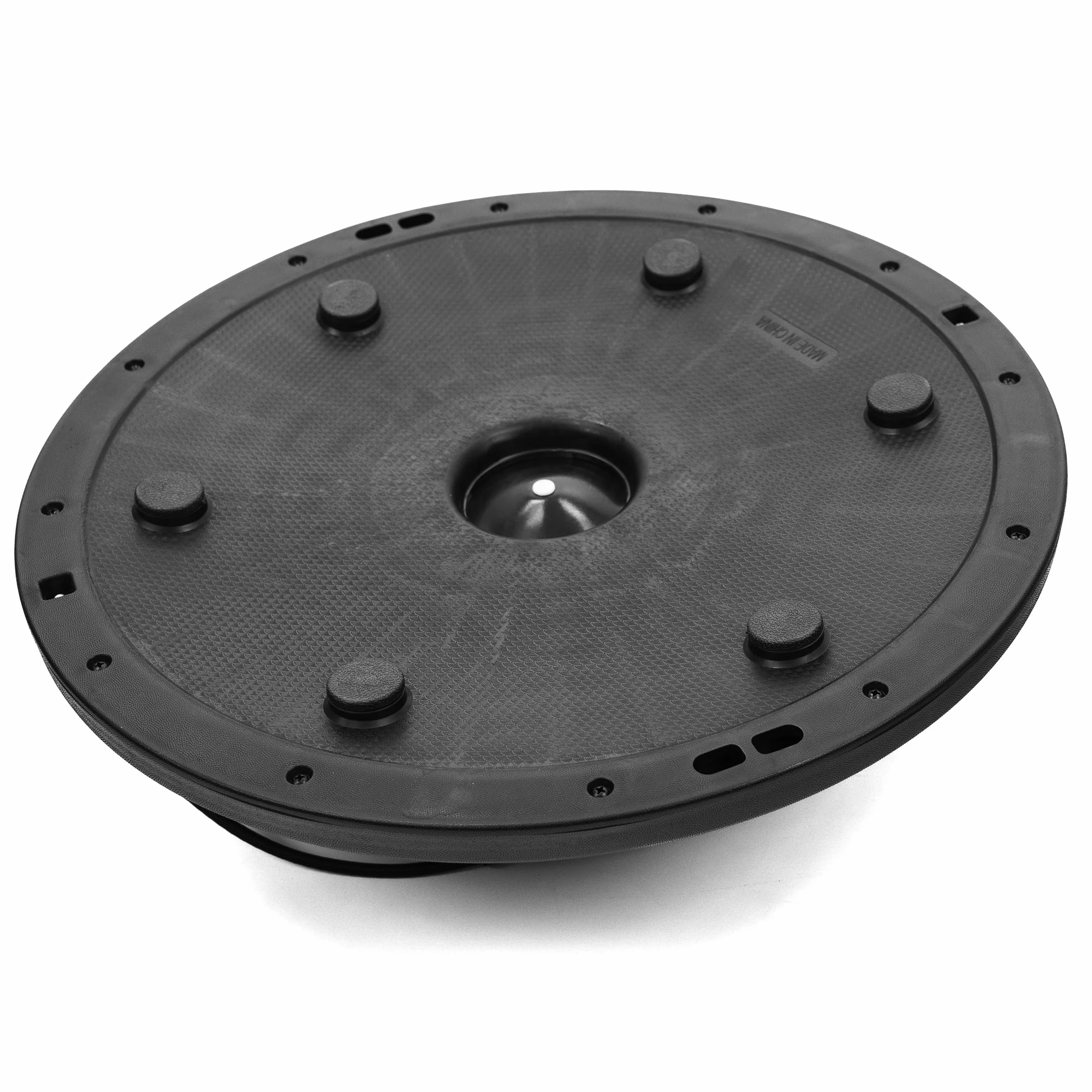 FIZYO Balance Trainer Demi-Boule Ø 58 cm, Ballon d'Équilibre Antidérapant avec Pompe, Noir