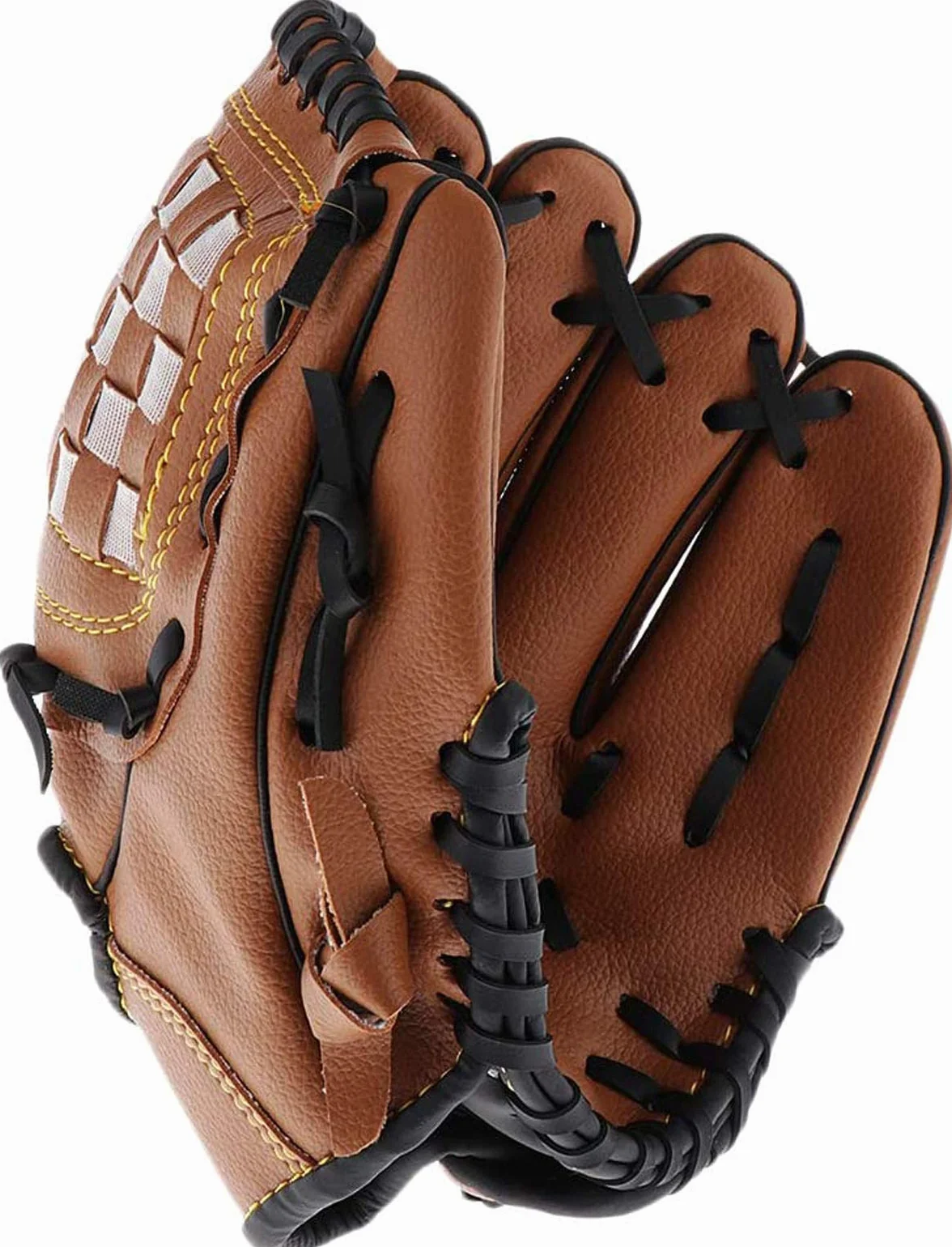 Acidea Gant de Baseball 11,5 Pouces Cuir Durable Marron