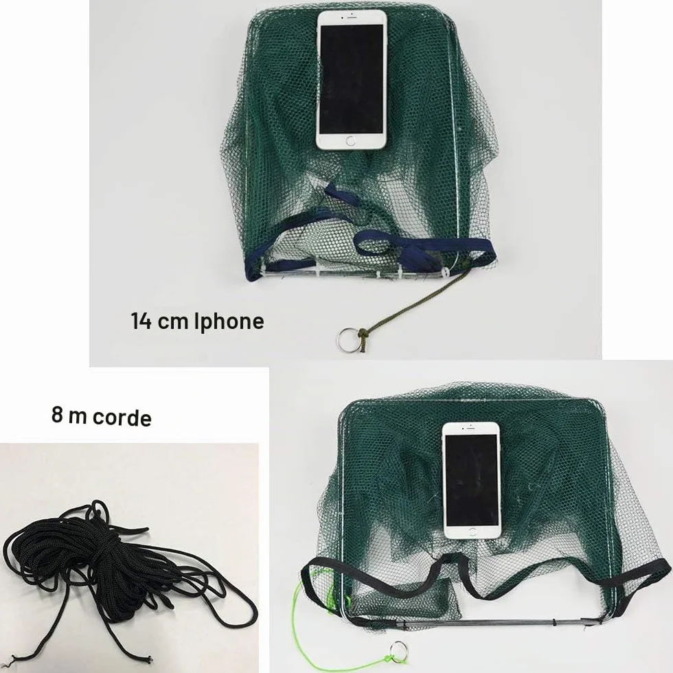 Piège à appâts Pliable pour crabes, écrevisses, ménés, crawdad crevettes et crevettes