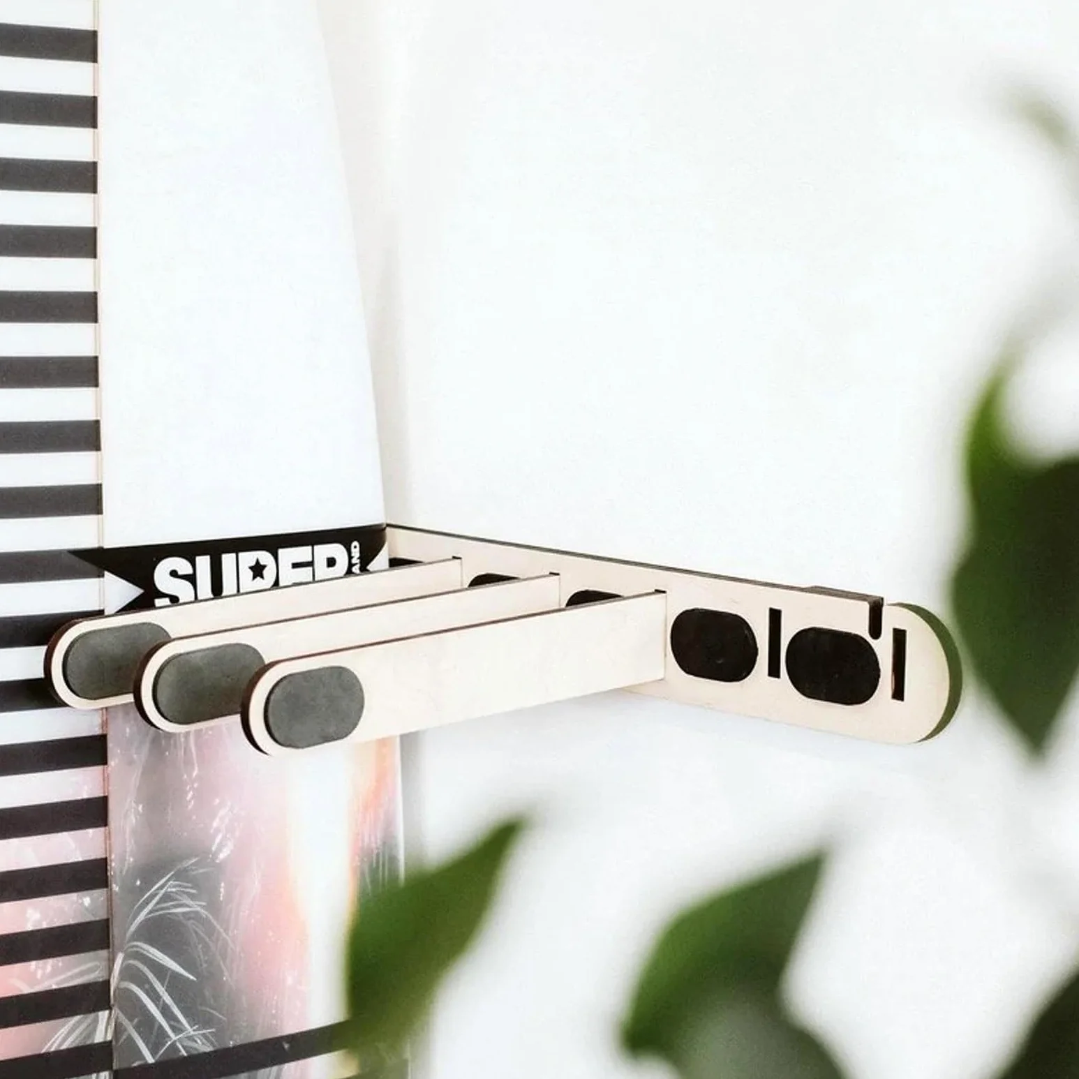Shepps Multirack Support Mural pour jusqu'à 6 Planches de Surf, Snowboard, Kitesurfing Windsurf ou Sup