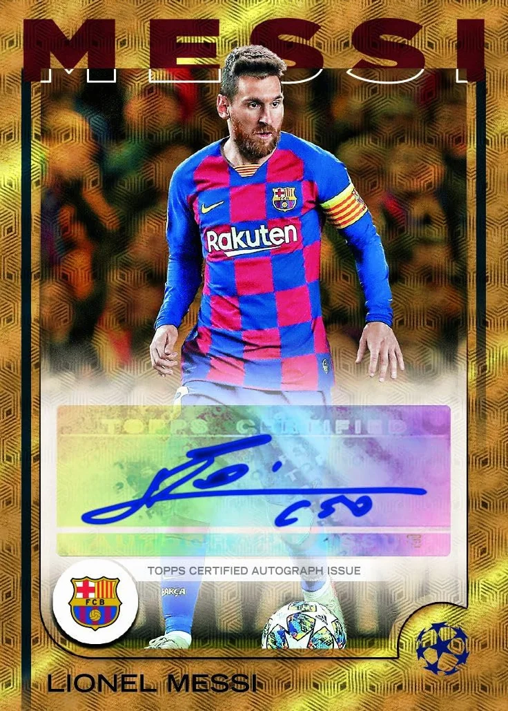 UEFA 2024/25 Topps Club Competitions Value Box - Lot de 7
