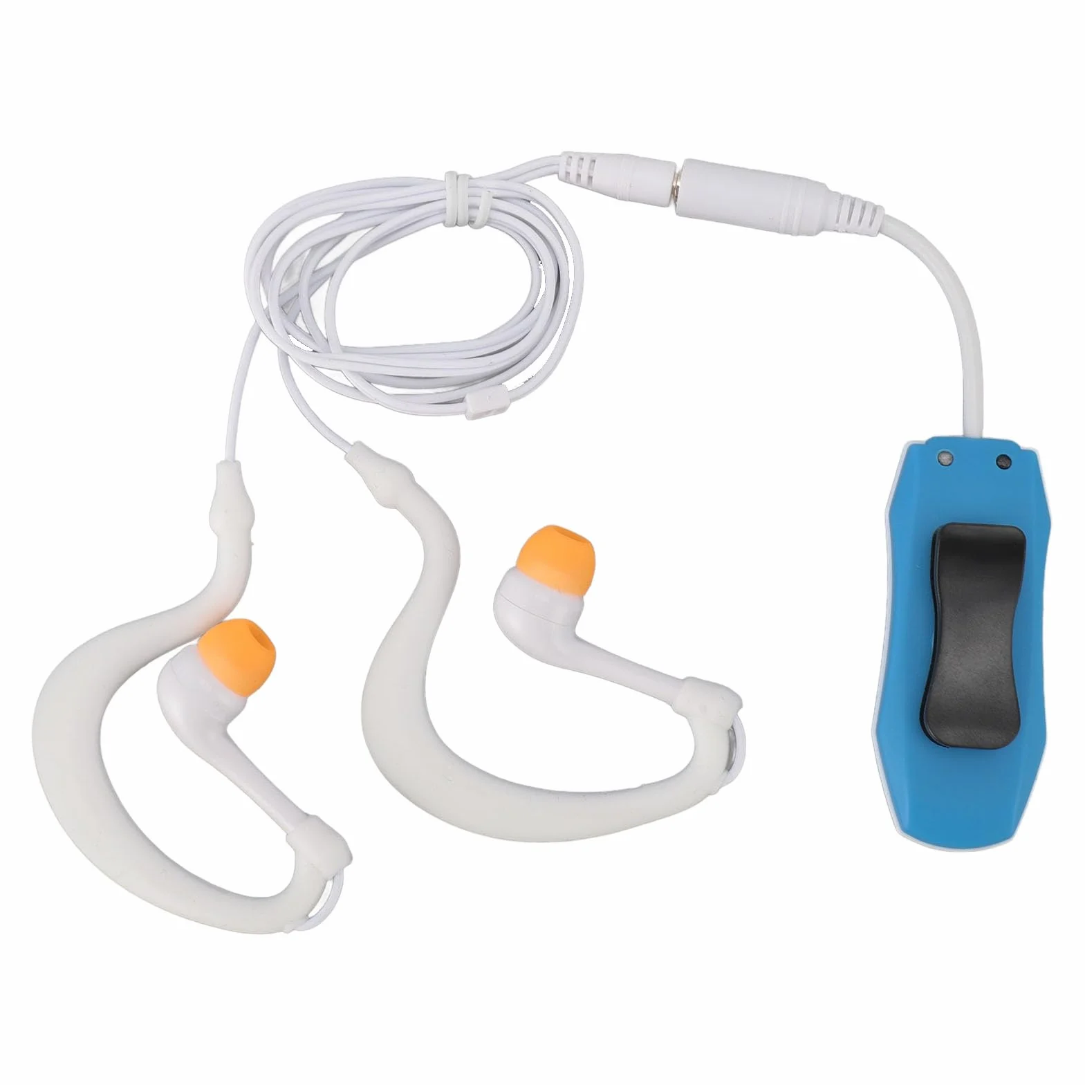 Elprico Lecteur MP3 Etanche Mémoire 8 Go IPX8 USB 2.0 Rechargeable Bleu