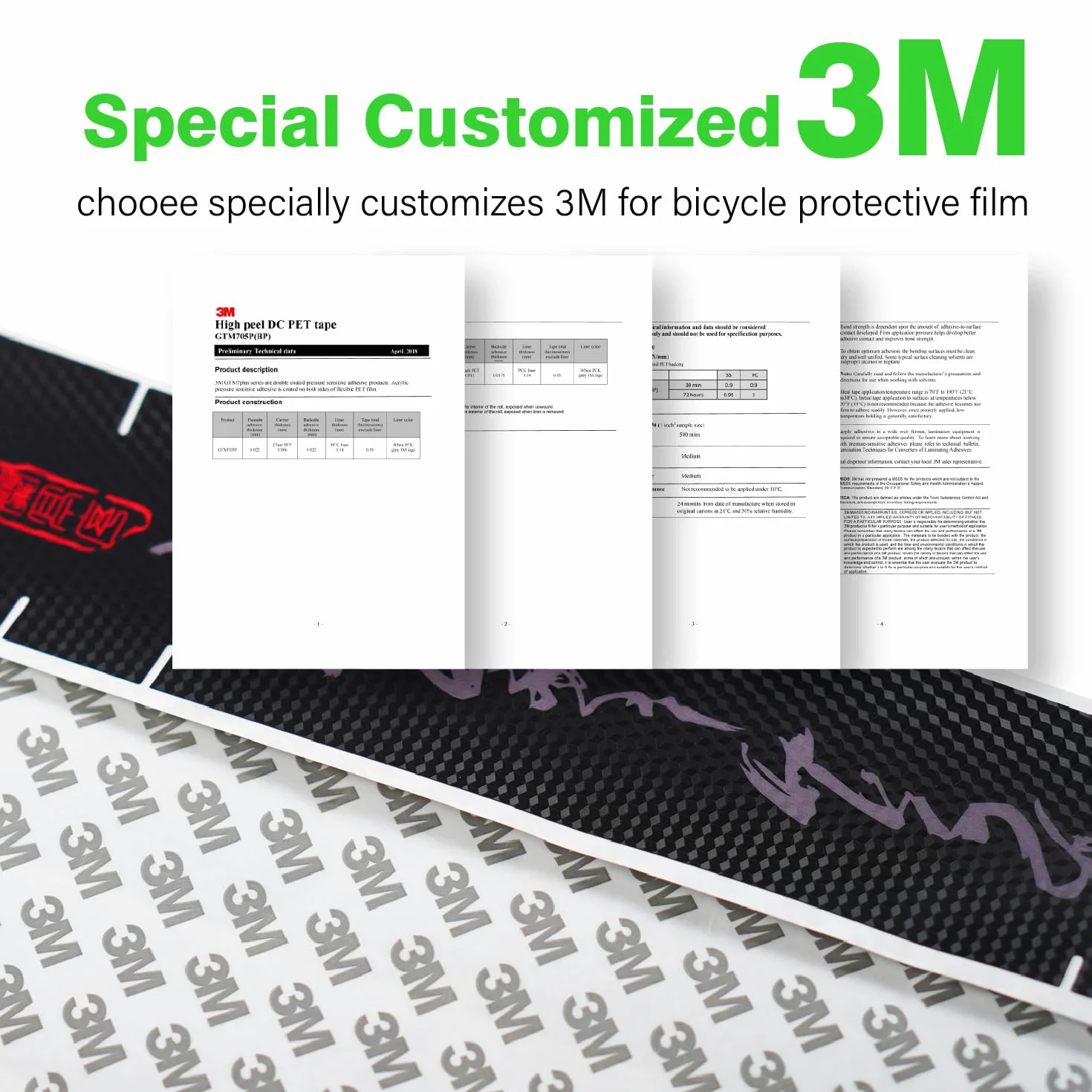 Chooee Lot de 20 autocollants de protection pour cadre de vélo de route/gravier, pour tubes supérieurs et inférieurs, fourche supérieure et inférieure arrière, noir/transparent