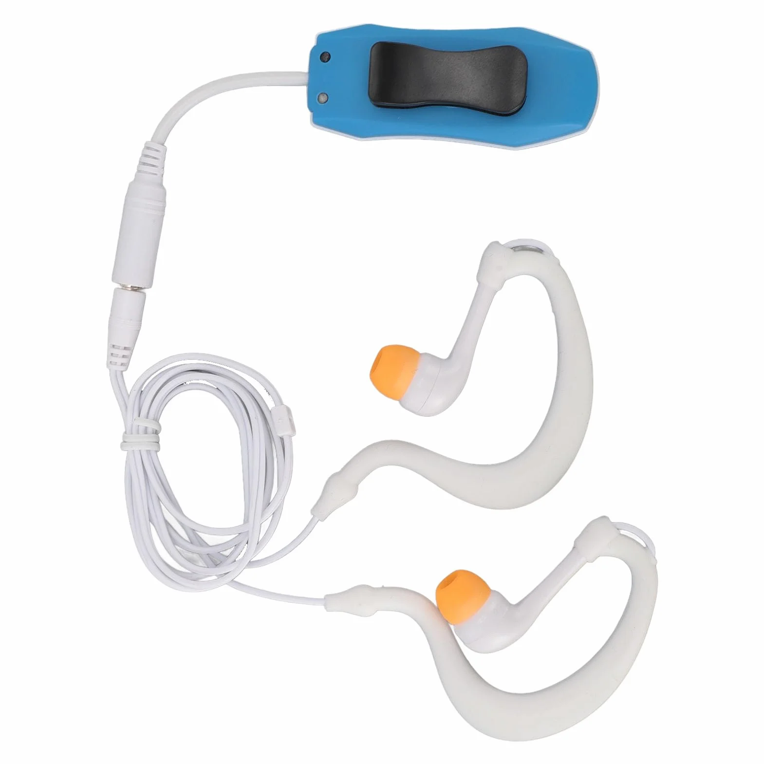 Elprico Lecteur MP3 Etanche Mémoire 8 Go IPX8 USB 2.0 Rechargeable Bleu