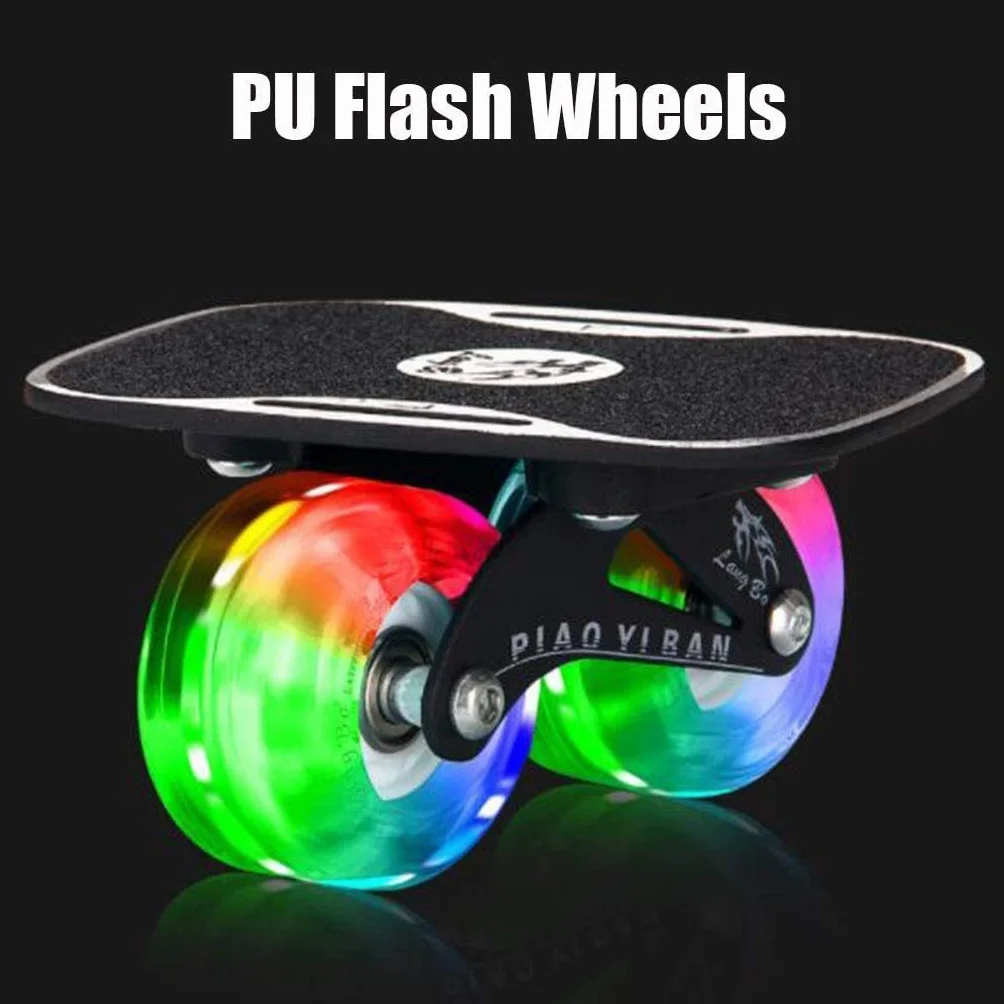 Drift Skates Split Skateboard Portable Haute Rebond Patinage Extérieur Adolescent Adulte
