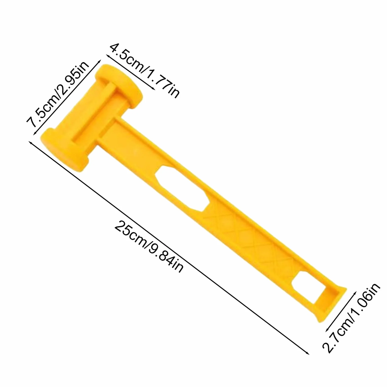 Marteau de piquet de tente robuste, maillet de camping portable PE