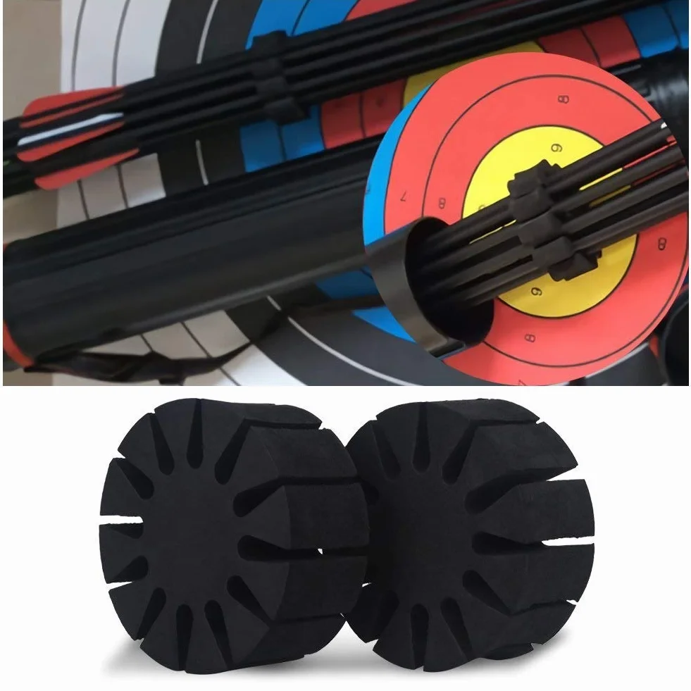 DEWIN Flèche Rack Durable EVA Mousse Ronde Séparateur Porte Chasse Extérieure Archery Accessory 6 Pcs
