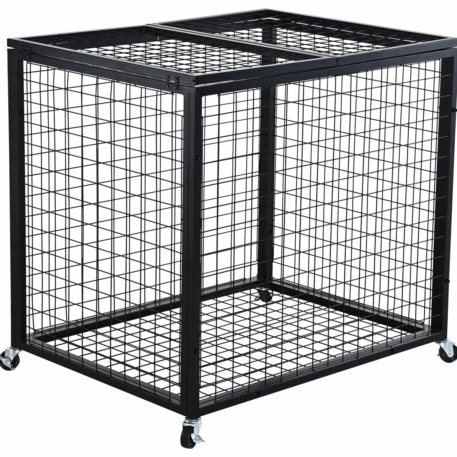 VEVOR Chariot à Ballons Verrouillable 85x67,5x82,5 cm Cage de Rangement pour Ballon Mobile avec 4 Roulettes et Freins en Acier