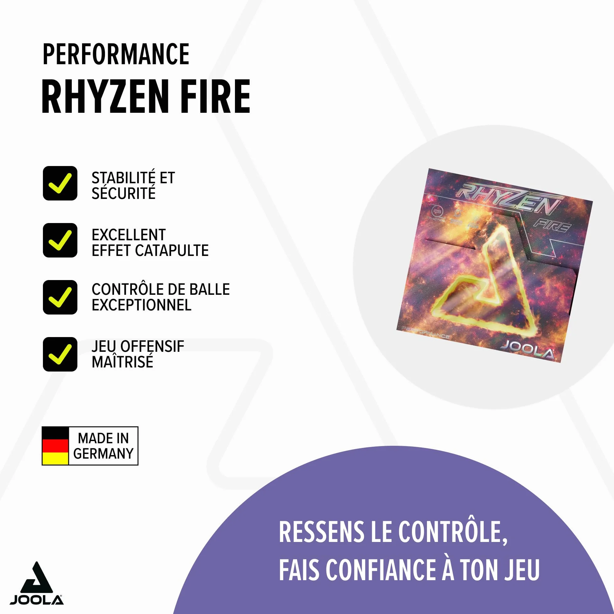 JOOLA Rhyzen Fire Revêtement