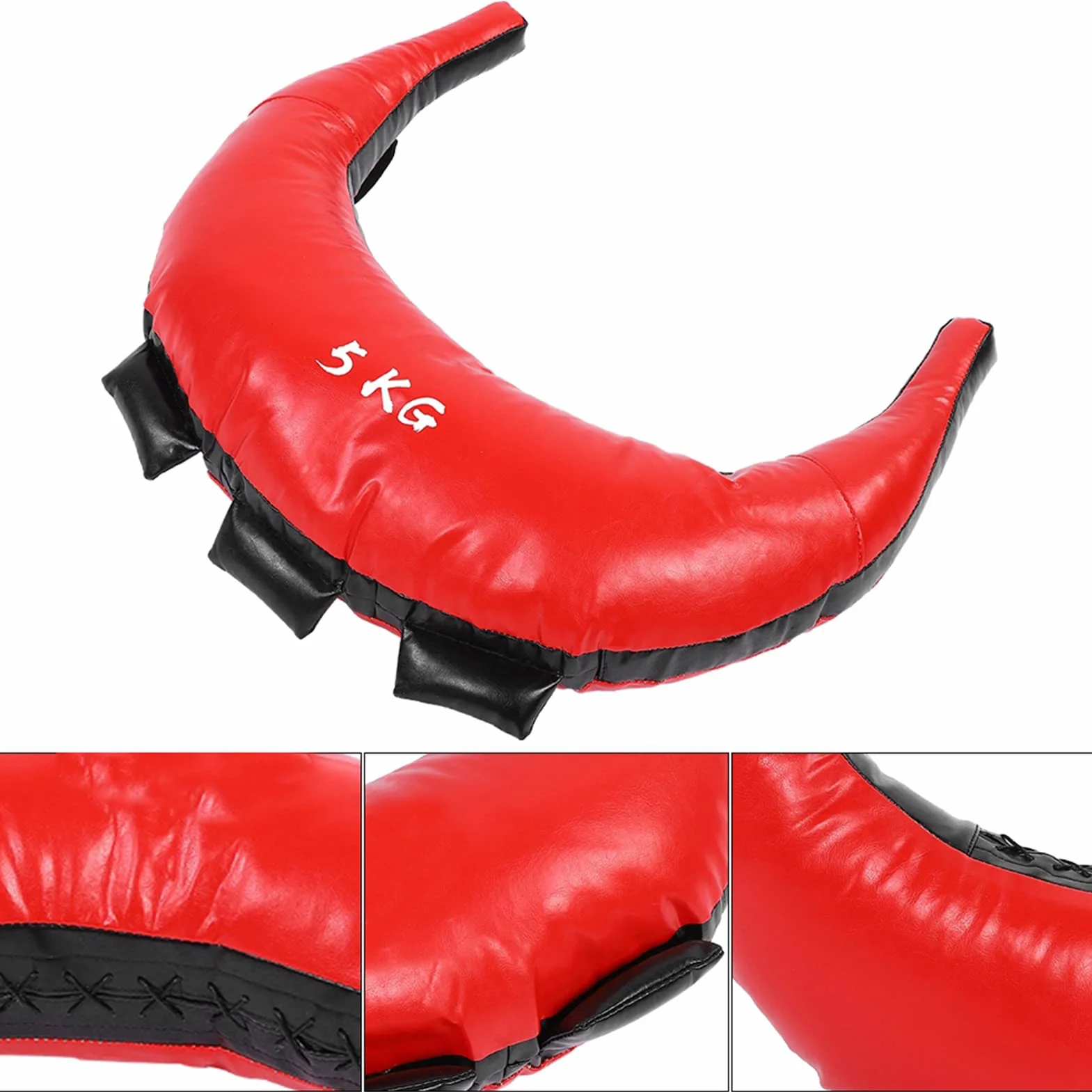 Sac de Puissance de Fitness en Cuir Synthétique 5-25 Kg avec Poignées
