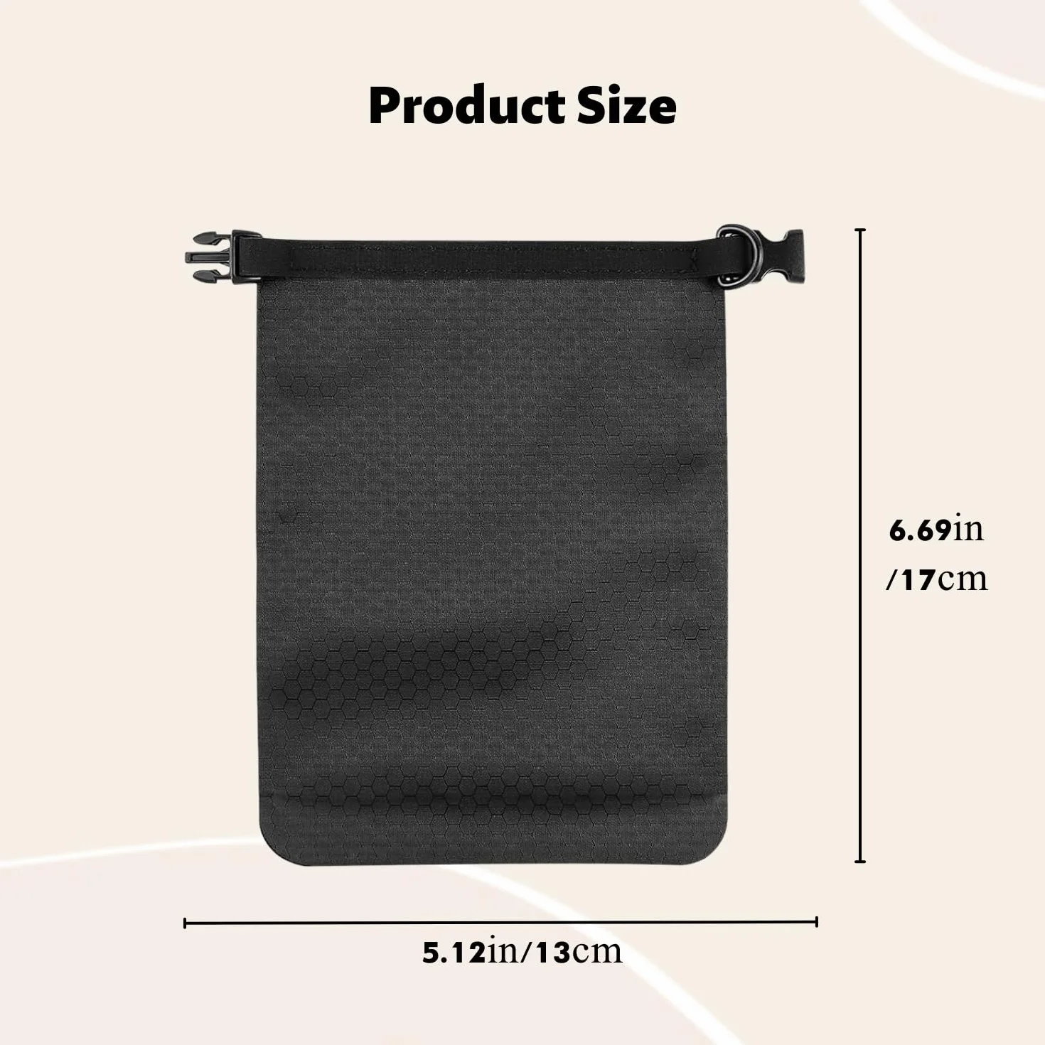 Sac à savon de voyage étanche et imperméable avec crochet, extra léger pour camping extérieur