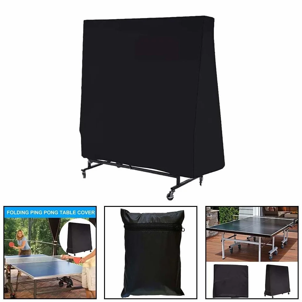Housse de Table Pliable pour Table de Ping-Pong Résistant aux Intempéries