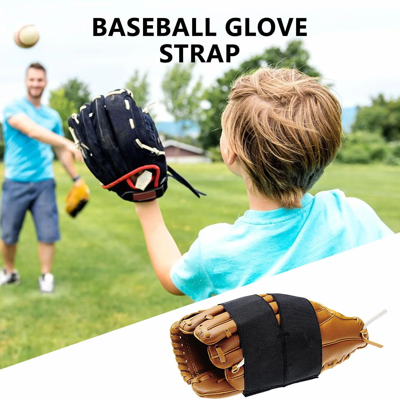 Enveloppe de baseball élastique pour gants, accessoire pour façonner et fixer gants de softball